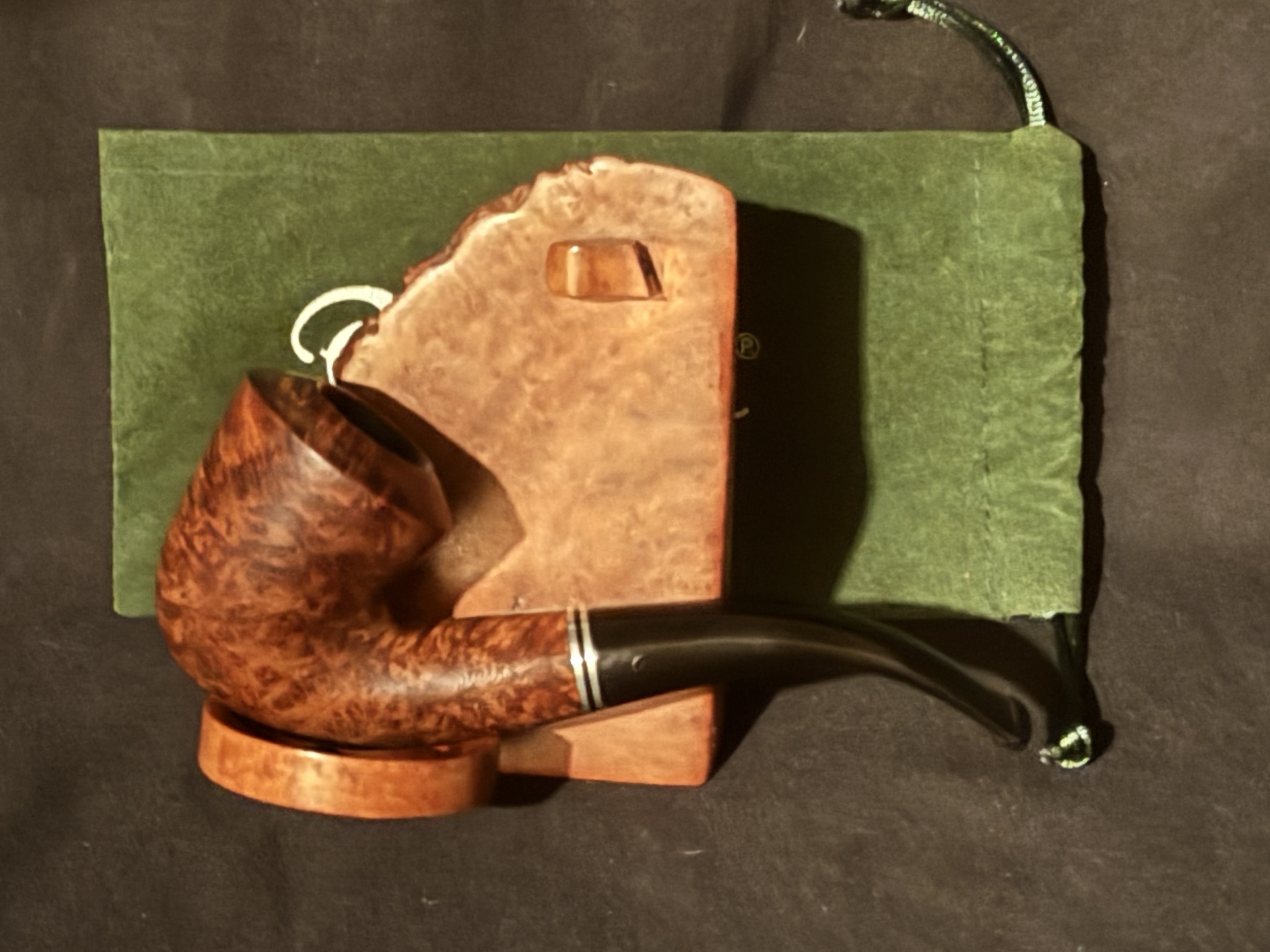 Peterson Dublin Filter B10 Bent Smooth Briar 9mm Estate Pipe 4