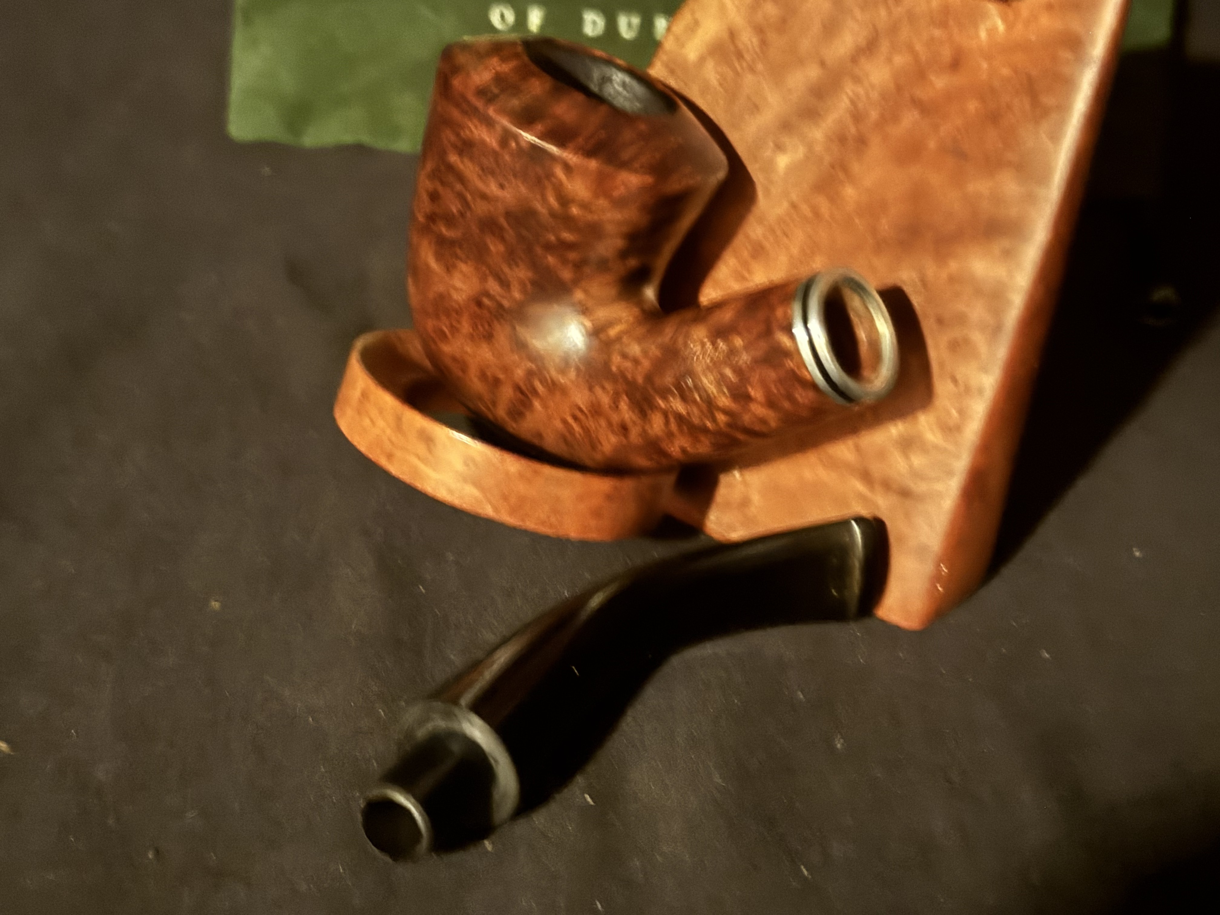 Peterson Dublin Filter B10 Bent Smooth Briar 9mm Estate Pipe 11