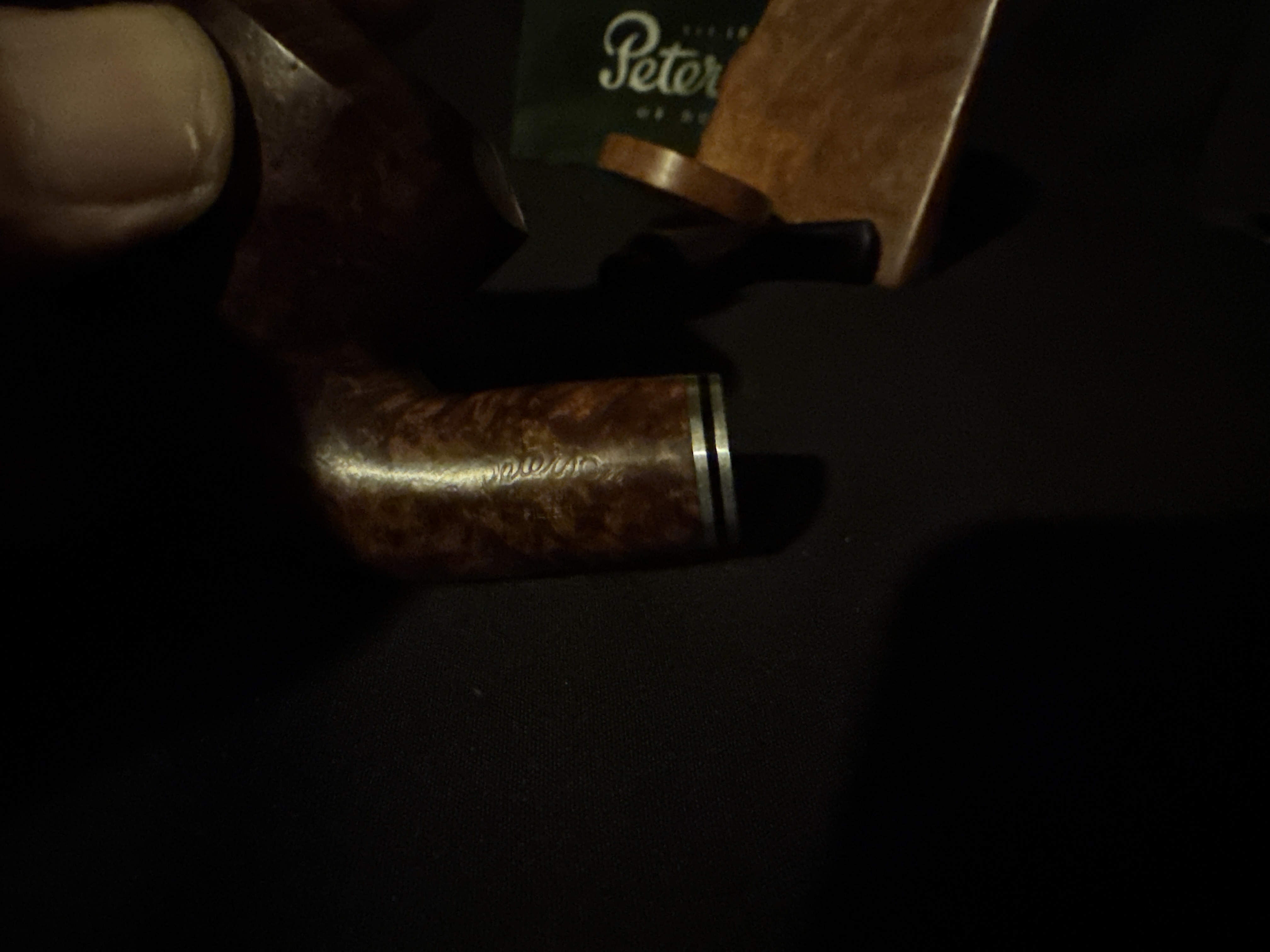 Peterson Dublin Filter B10 Bent Smooth Briar 9mm Estate Pipe 12