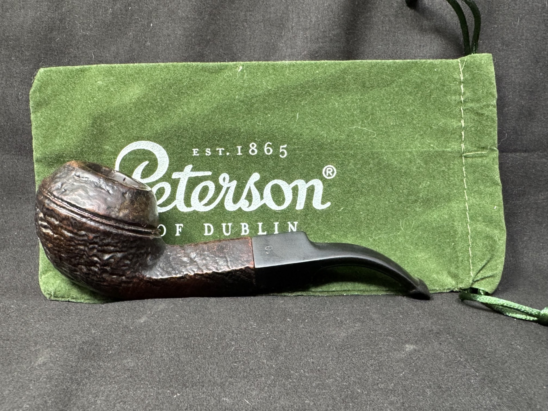 Peterson Kapruf Bulldog P-Lip Estate Pipe, Made in Ireland Pre-Republic 1930s-40s, VG Condition