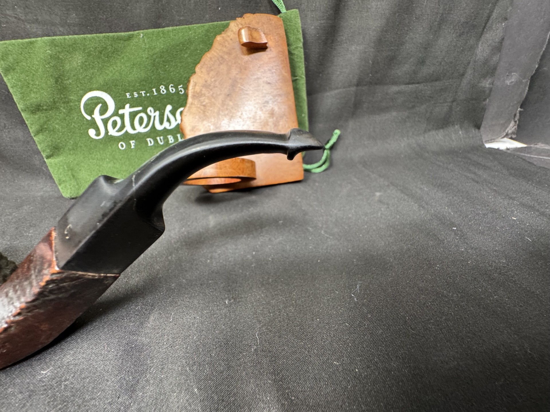 Peterson Kapruf Bulldog P-Lip Estate Pipe, Made in Ireland Pre-Republic 1930s-40s, VG Condition 2