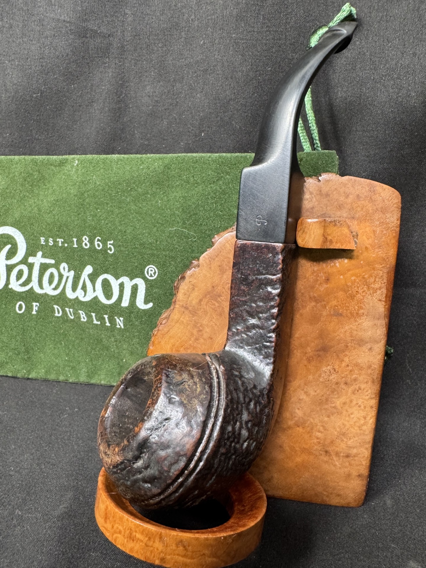 Peterson Kapruf Bulldog P-Lip Estate Pipe, Made in Ireland Pre-Republic 1930s-40s, VG Condition 7
