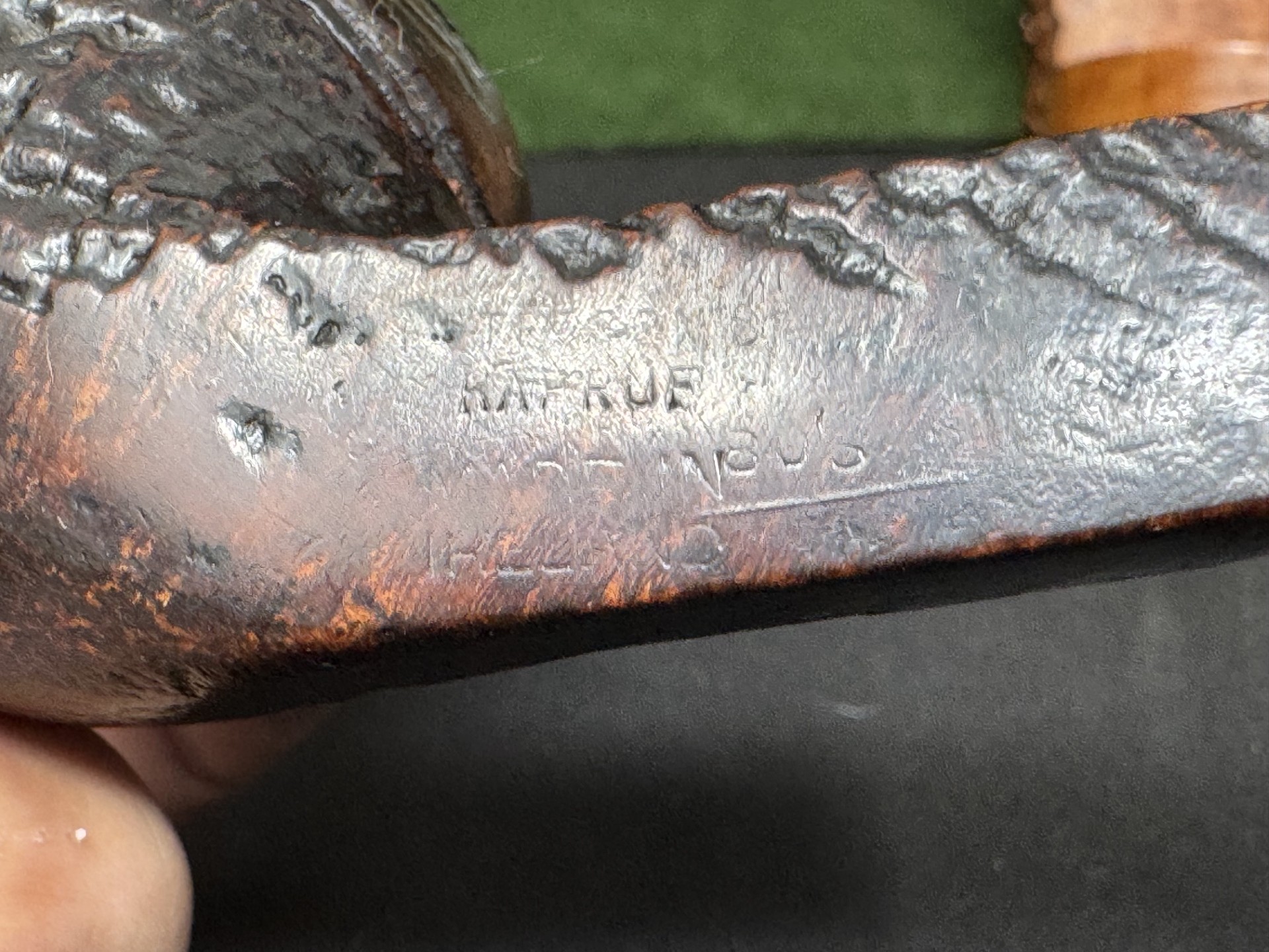 Peterson Kapruf Bulldog P-Lip Estate Pipe, Made in Ireland Pre-Republic 1930s-40s, VG Condition 10