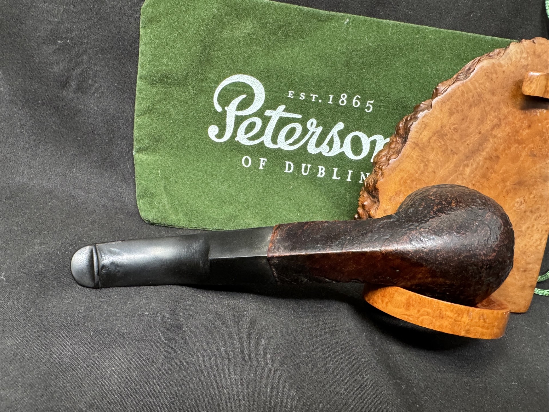 Peterson Kapruf Bulldog P-Lip Estate Pipe, Made in Ireland Pre-Republic 1930s-40s, VG Condition 12