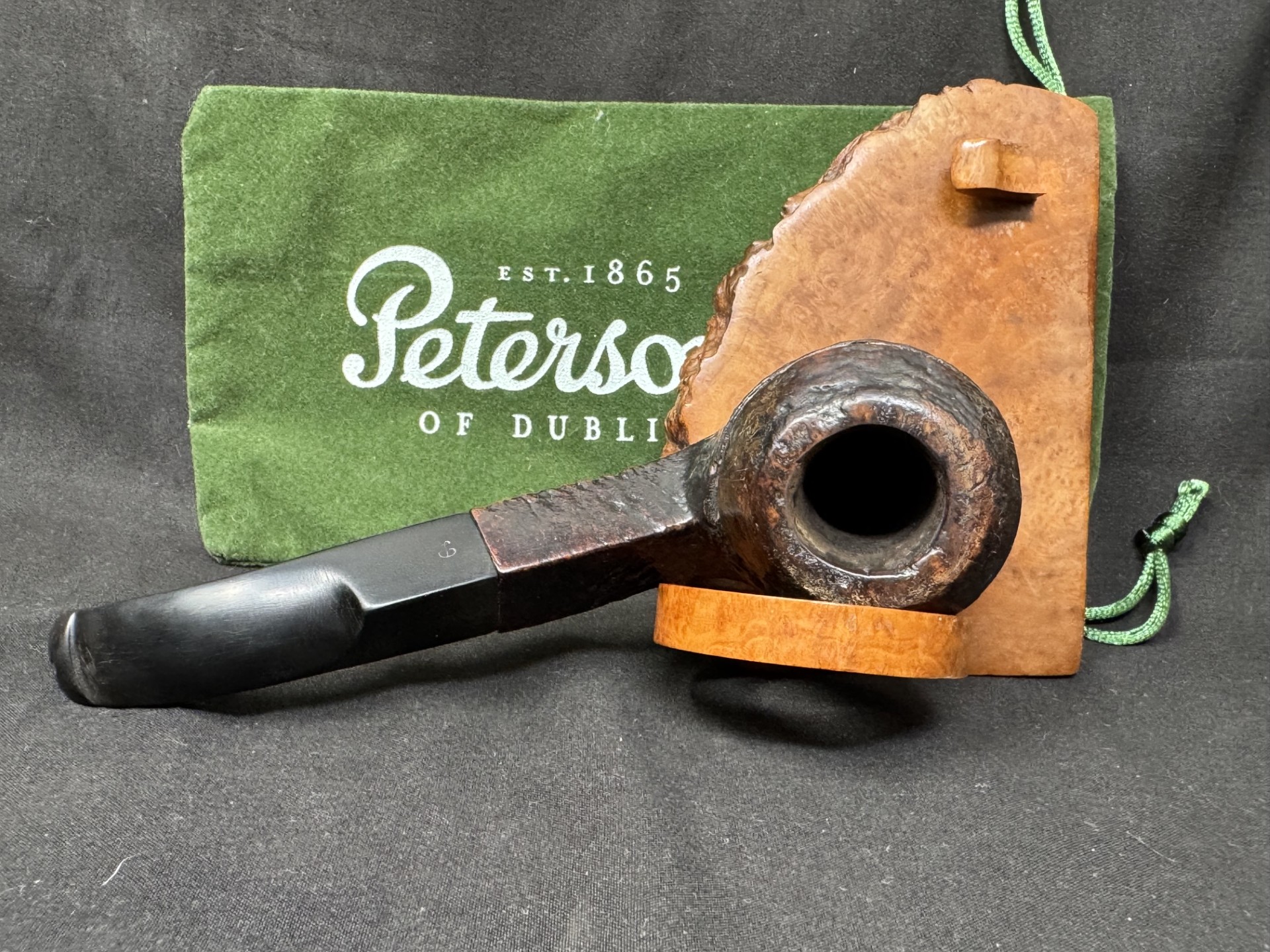 Peterson Kapruf Bulldog P-Lip Estate Pipe, Made in Ireland Pre-Republic 1930s-40s, VG Condition 13