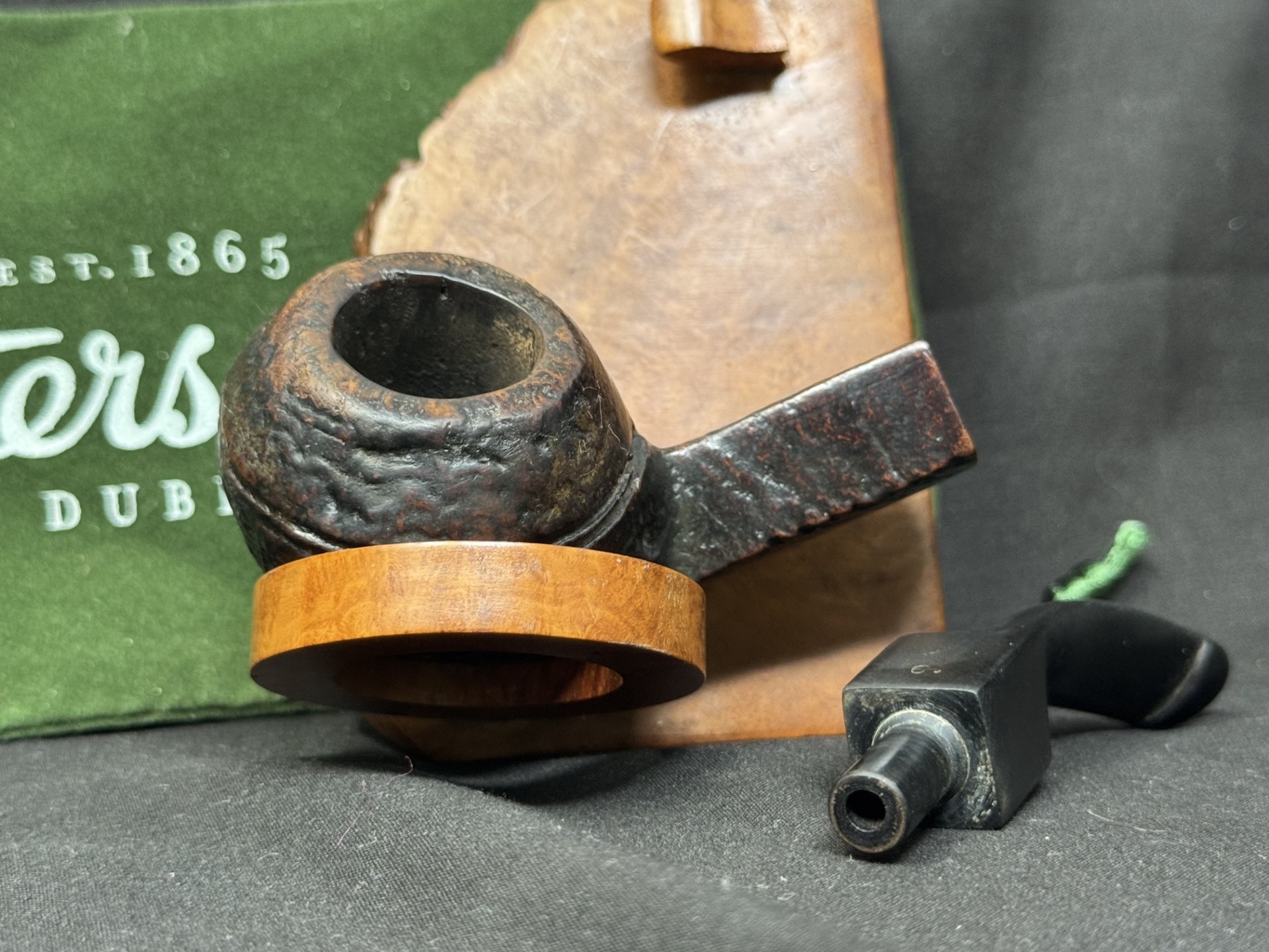 Peterson Kapruf Bulldog P-Lip Estate Pipe, Made in Ireland Pre-Republic 1930s-40s, VG Condition 15