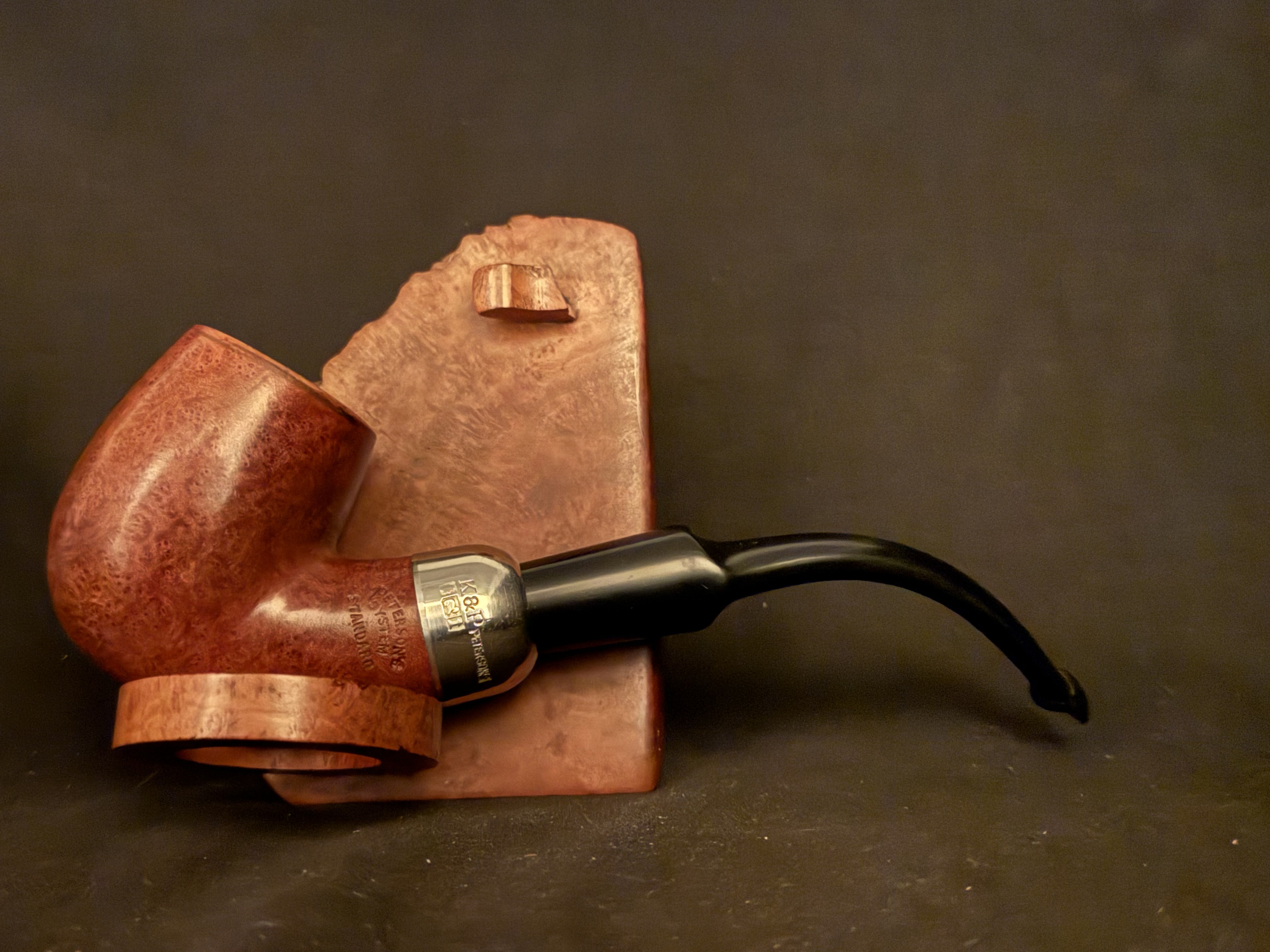Peterson Standard System 307 Extra-Large Bent Nickel Mount Made in Republic of Ireland Estate Pipe 4