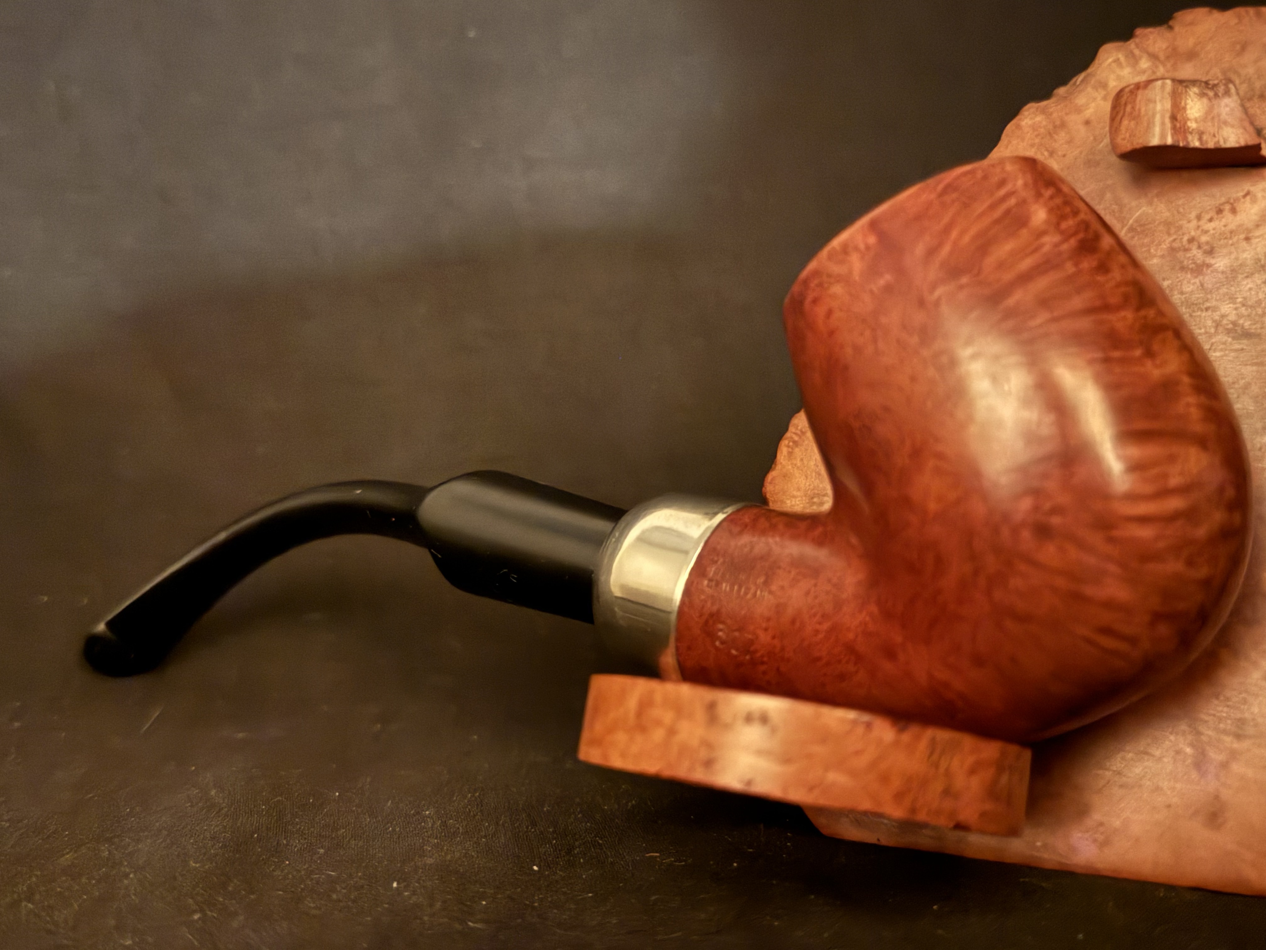 Peterson Standard System 307 Extra-Large Bent Nickel Mount Made in Republic of Ireland Estate Pipe 10