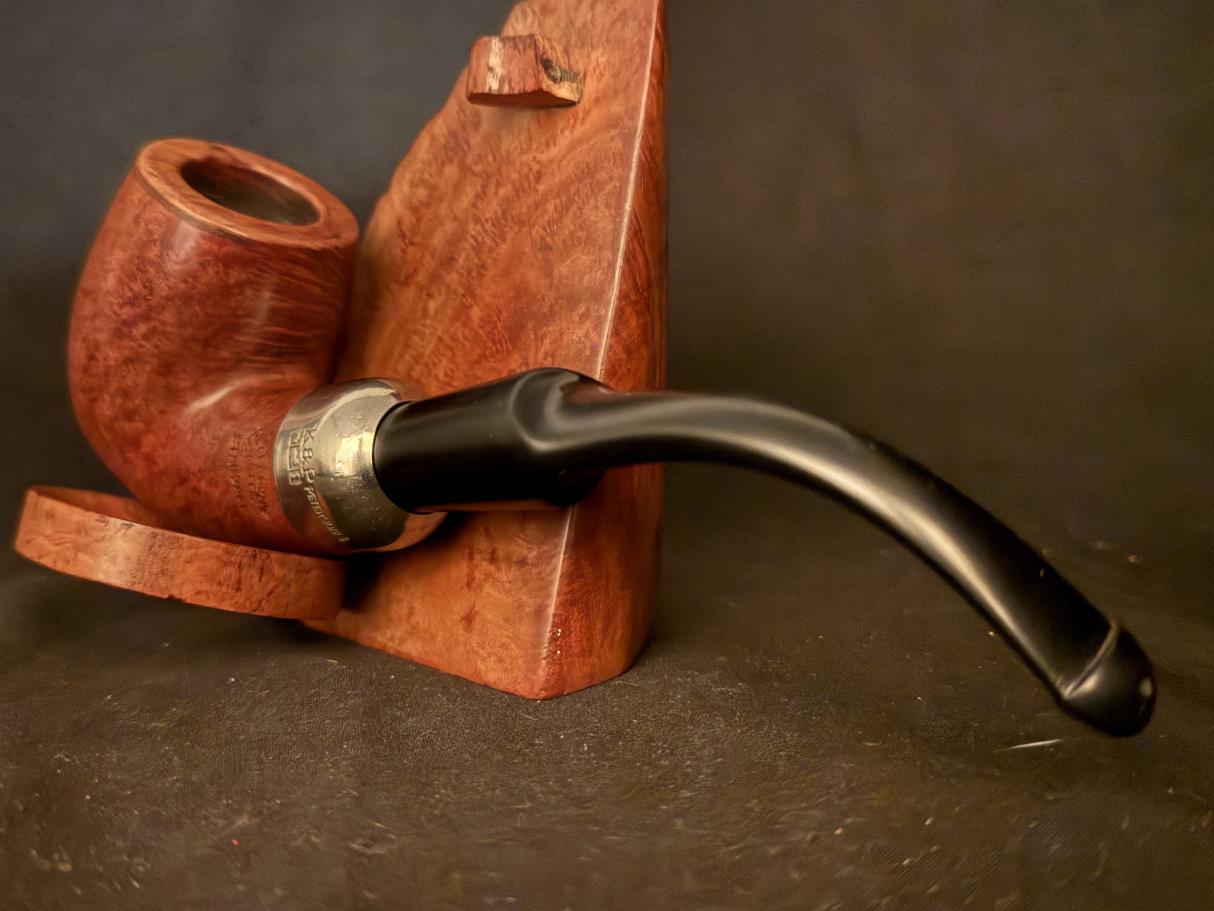 Peterson Standard System 307 Extra-Large Bent Nickel Mount Made in Republic of Ireland Estate Pipe 11