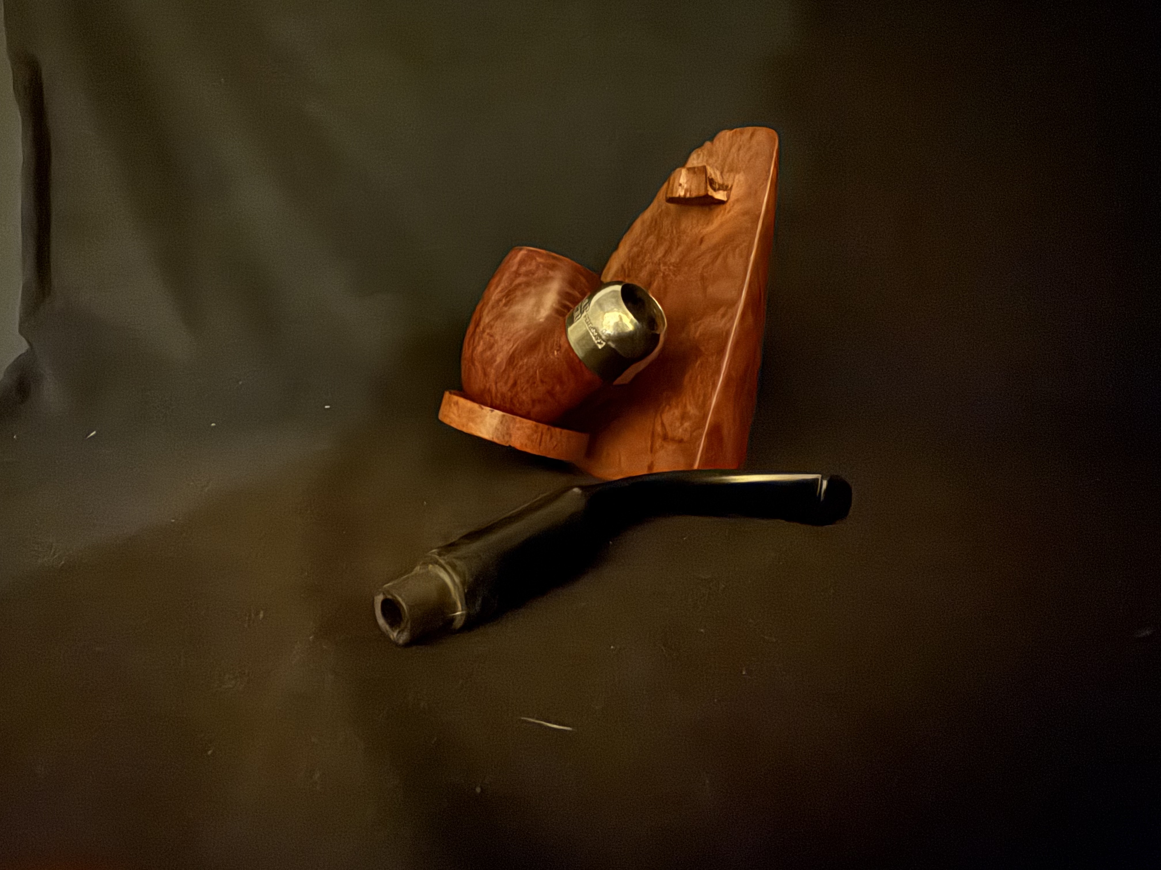 Peterson Standard System 307 Extra-Large Bent Nickel Mount Made in Republic of Ireland Estate Pipe 13