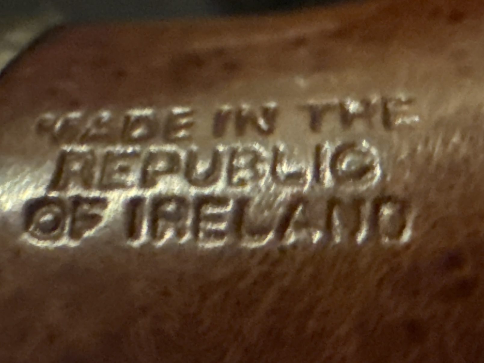Peterson Standard System 307 Extra-Large Bent Nickel Mount Made in Republic of Ireland Estate Pipe 16