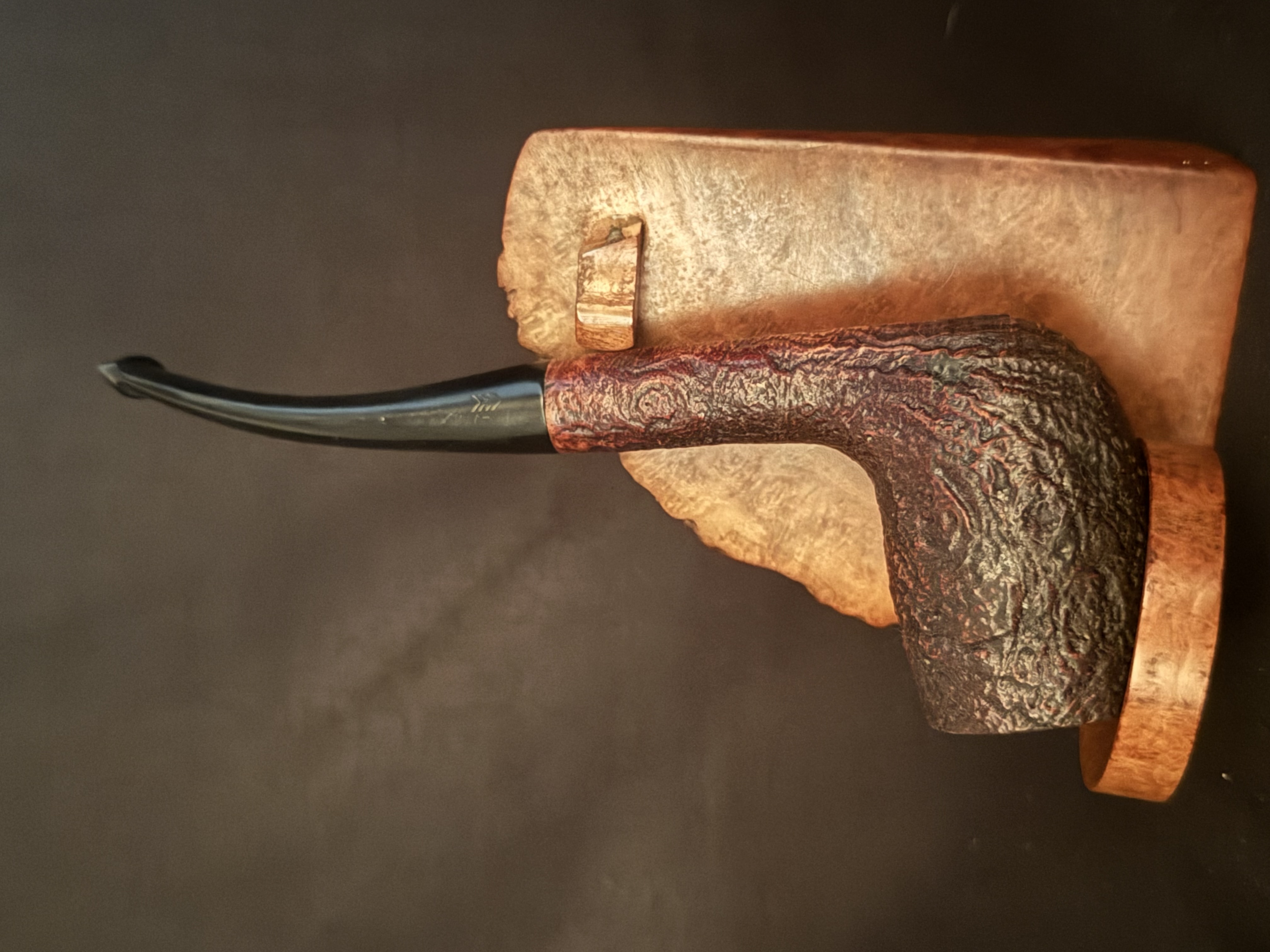 Piccadilly Super Briar England Style Sandblast Straight Billiard Estate Pipe