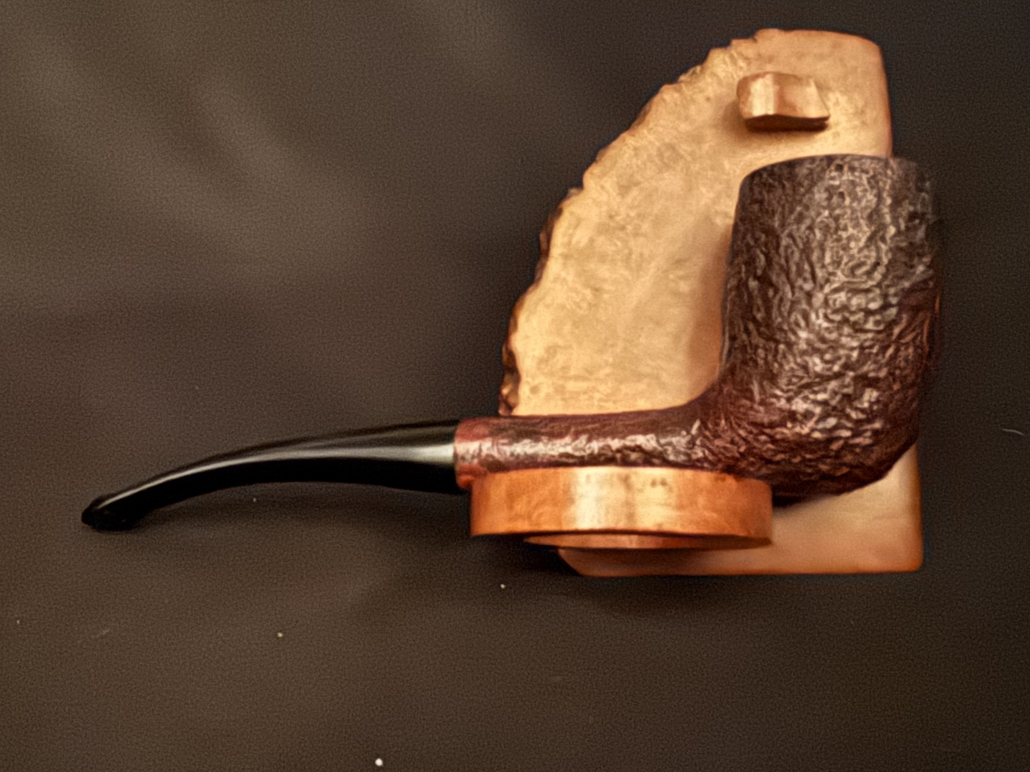 Piccadilly Super Briar England Style Sandblast Straight Billiard Estate Pipe 4