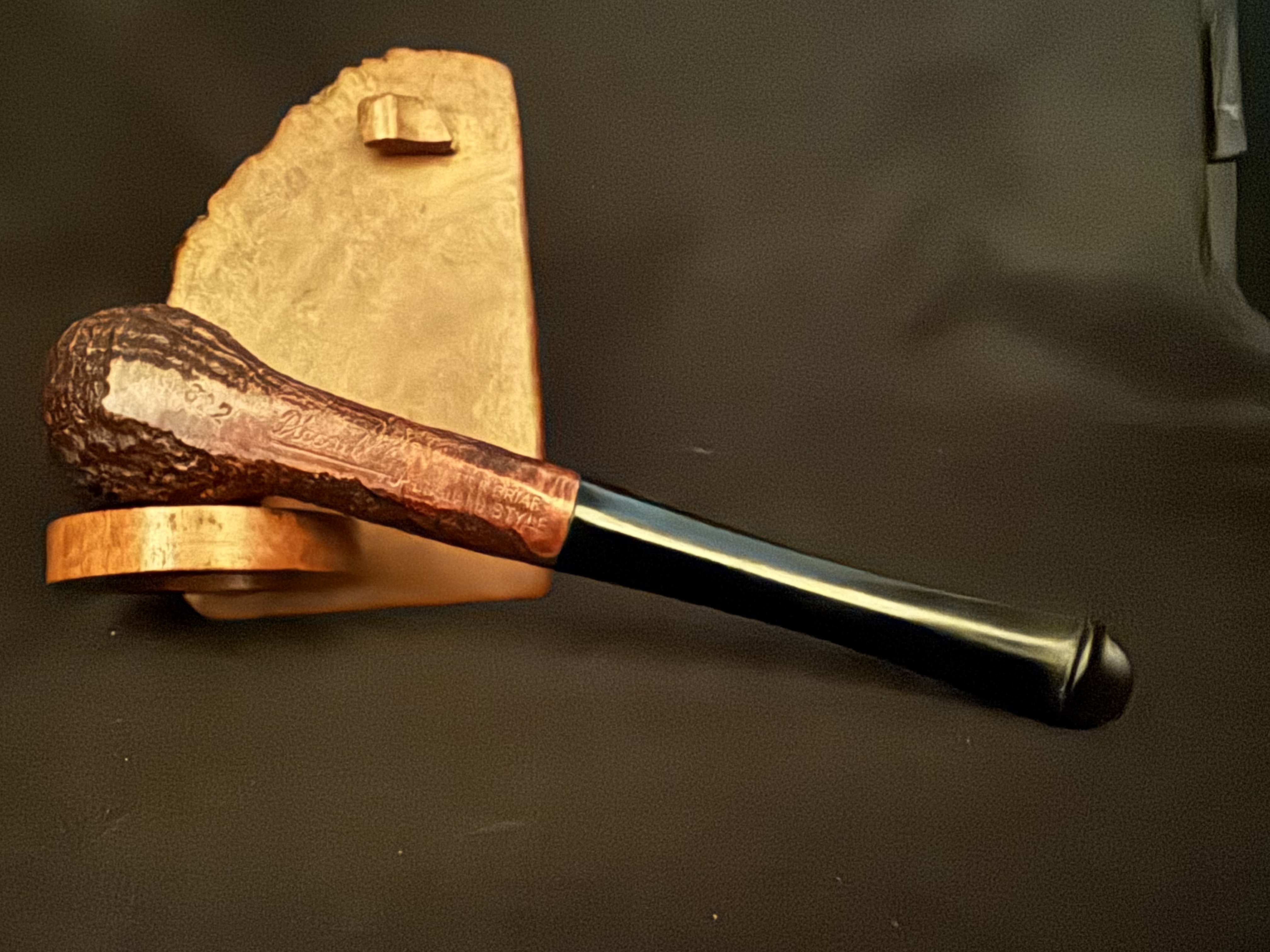 Piccadilly Super Briar England Style Sandblast Straight Billiard Estate Pipe 6