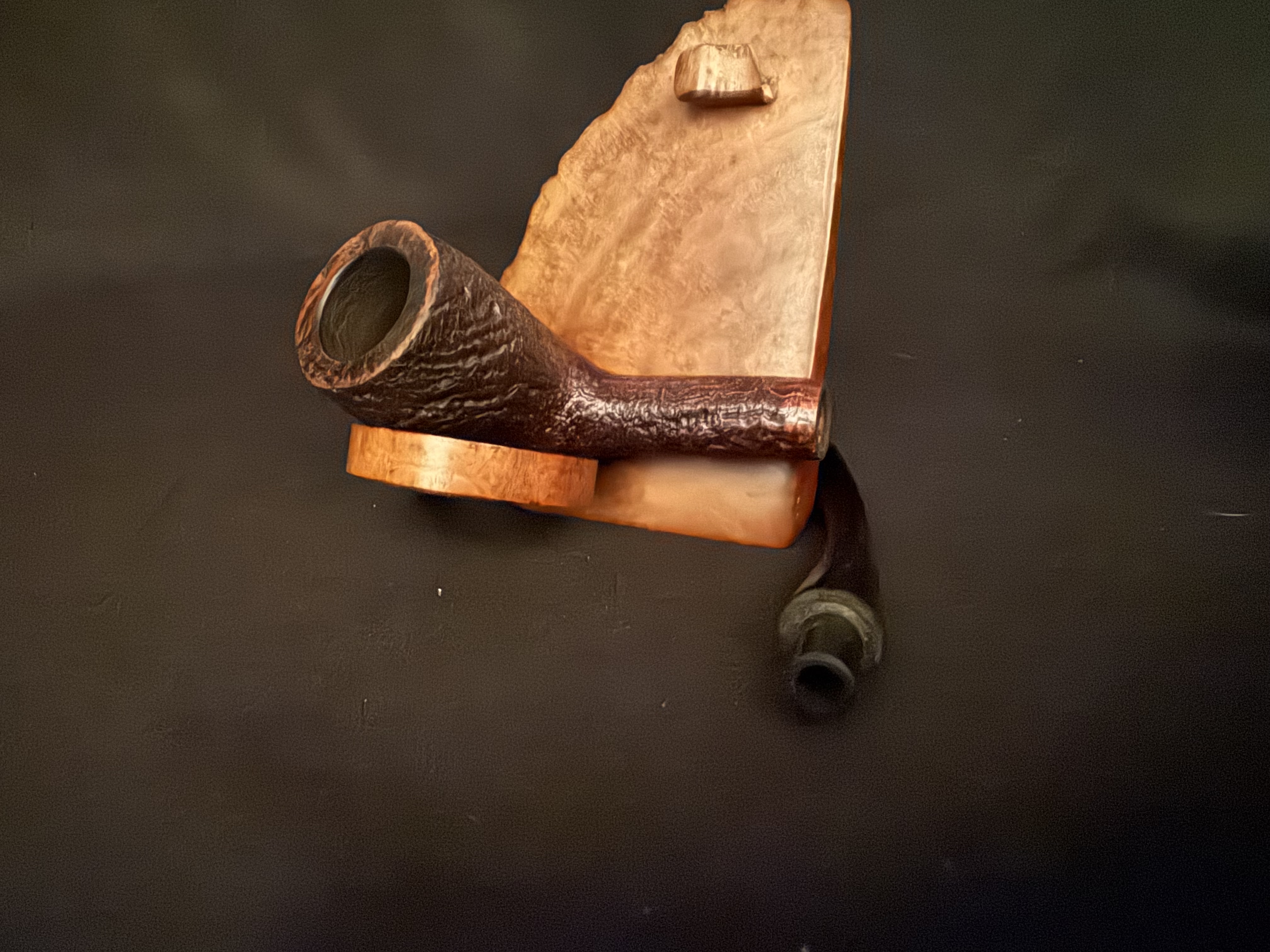 Piccadilly Super Briar England Style Sandblast Straight Billiard Estate Pipe 9