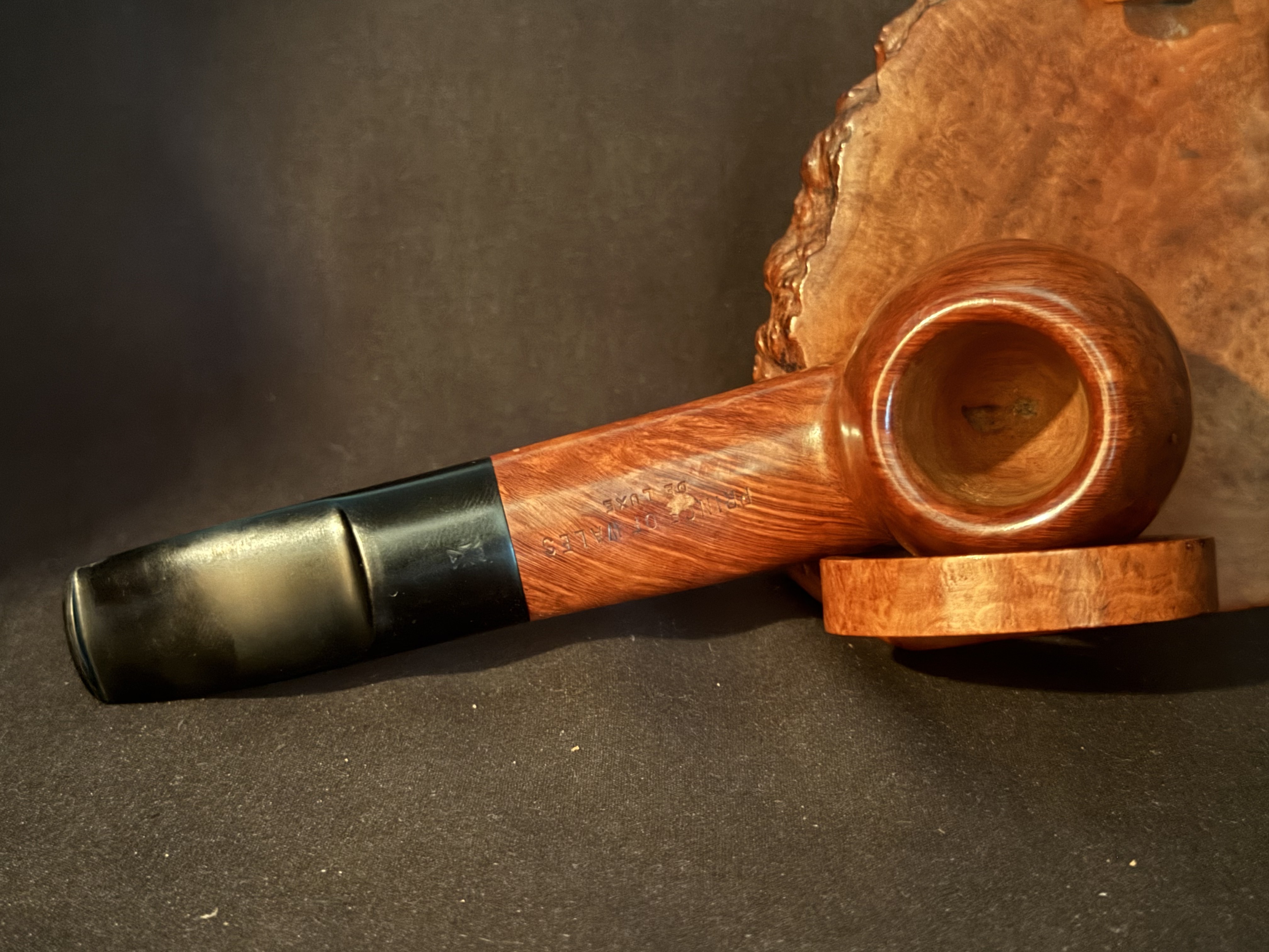 Prince of Wales DEluxe (81 S) Smooth Straight Apple Pot Oval Shank Unsmoked Estate Pipe 5