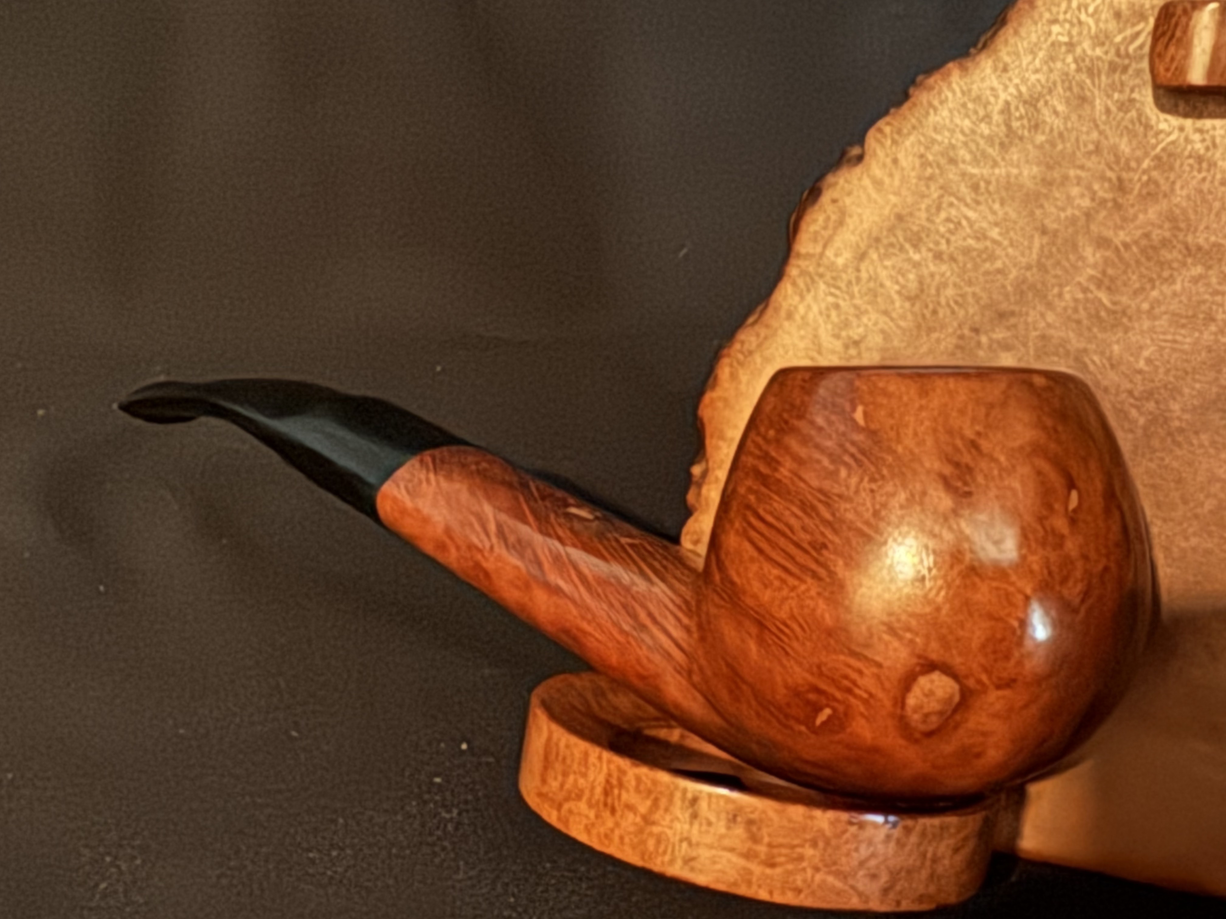 Prince of Wales DEluxe (81 S) Smooth Straight Apple Pot Oval Shank Unsmoked Estate Pipe 7
