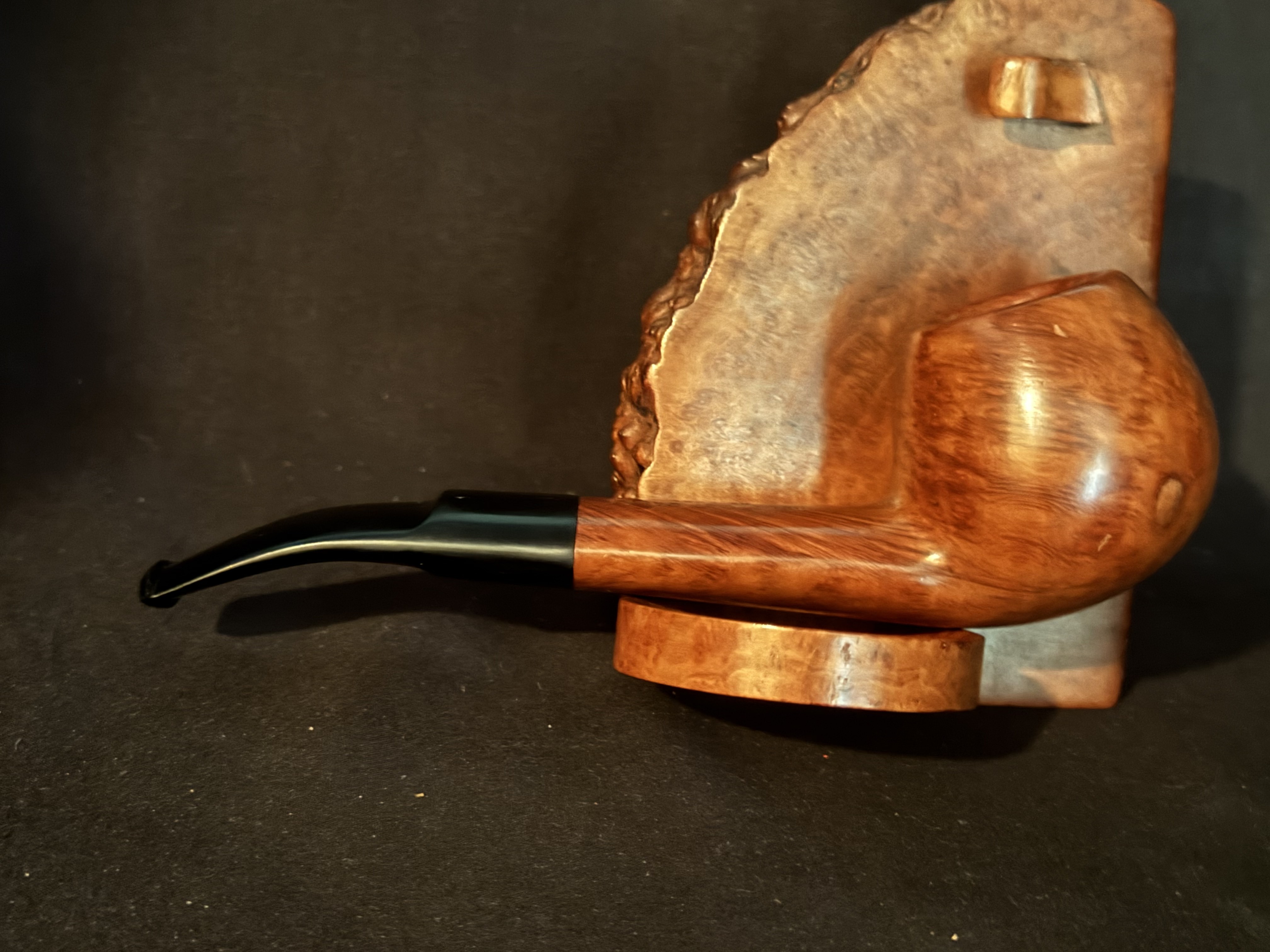Prince of Wales DEluxe (81 S) Smooth Straight Apple Pot Oval Shank Unsmoked Estate Pipe 4