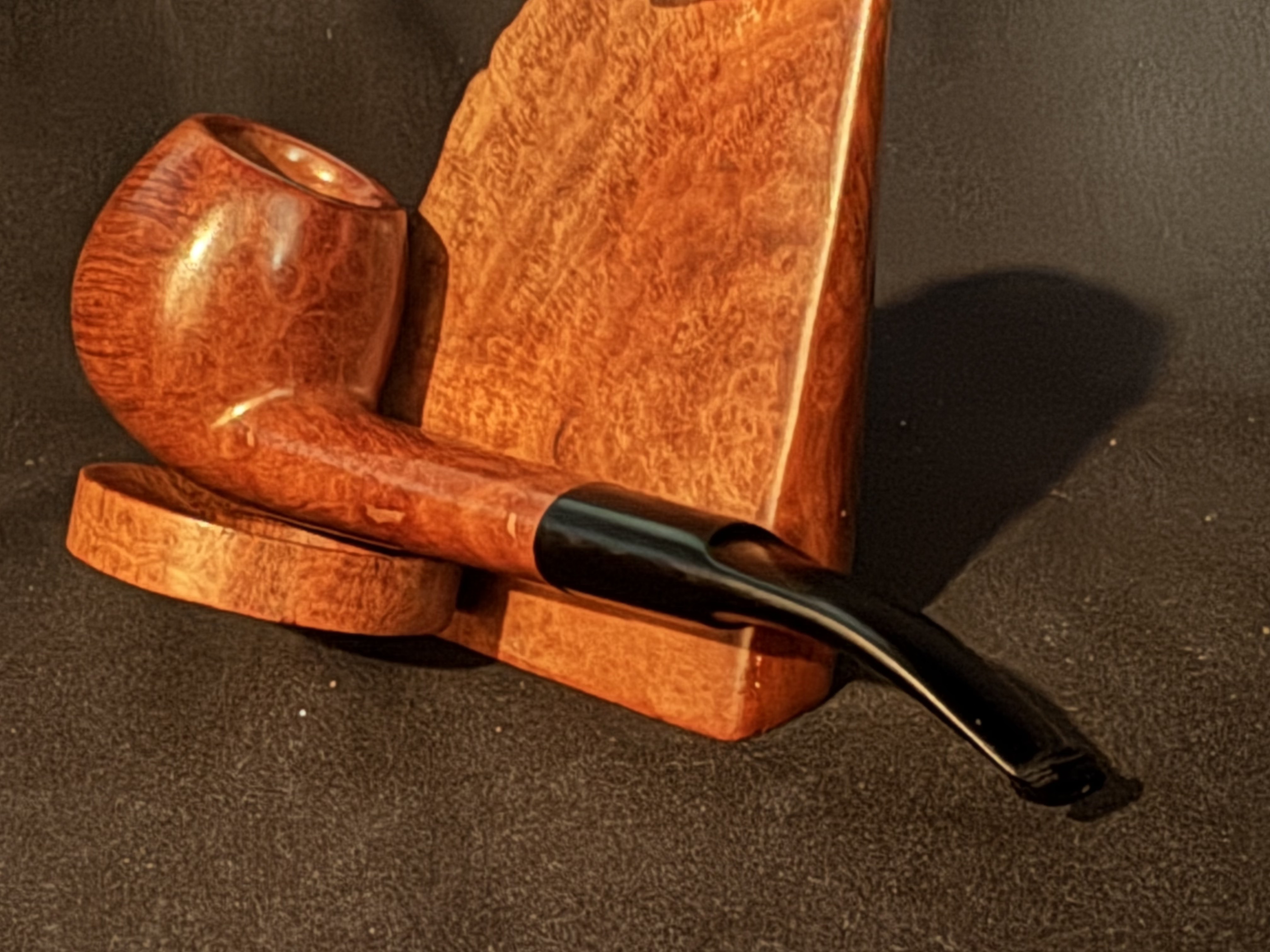 Prince of Wales DEluxe (81 S) Smooth Straight Apple Pot Oval Shank Unsmoked Estate Pipe 8