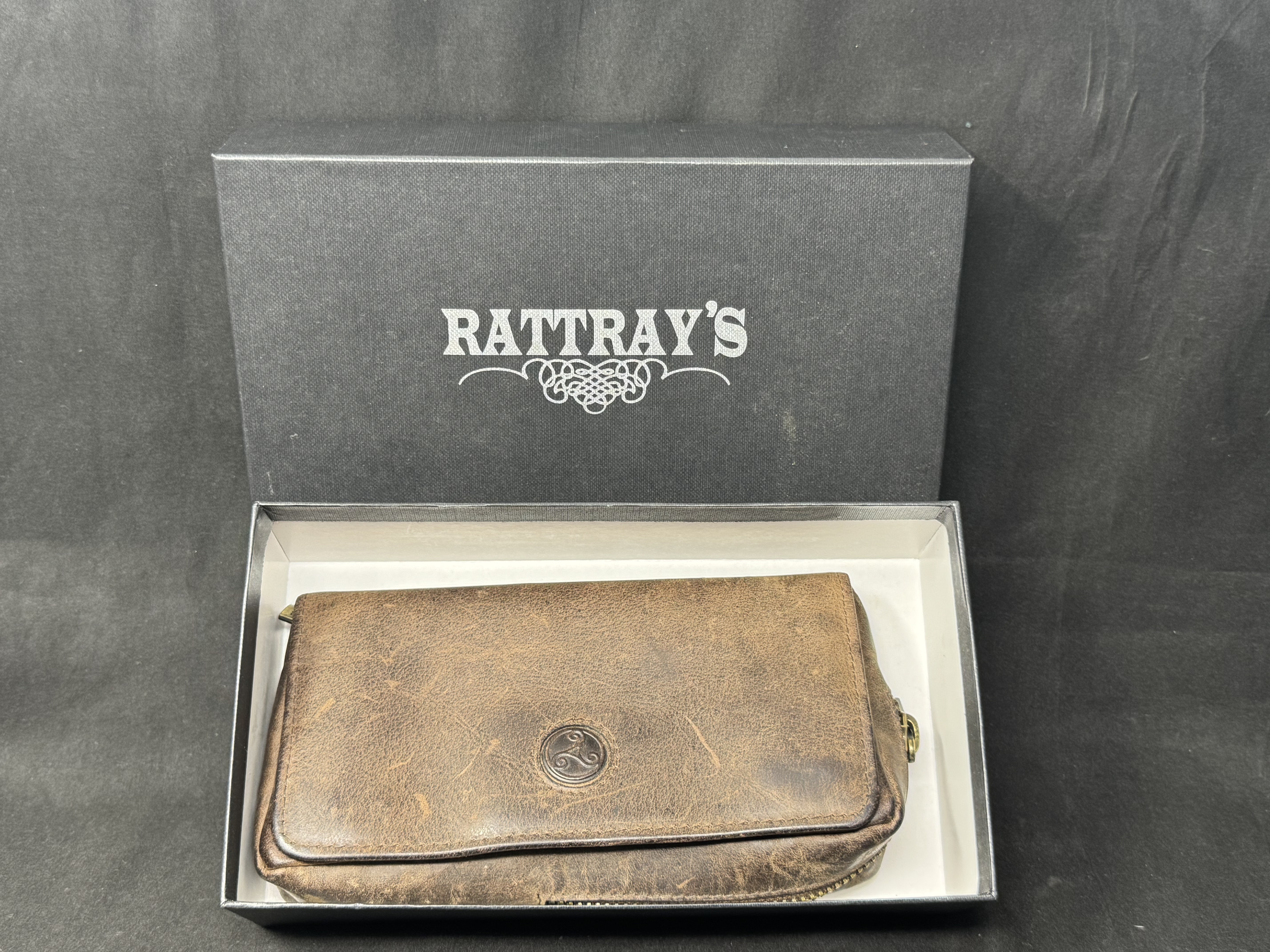Rattray's Leather Pipe Bag Estate Tobacco Organizer 1-Pipe Compact Kit 2