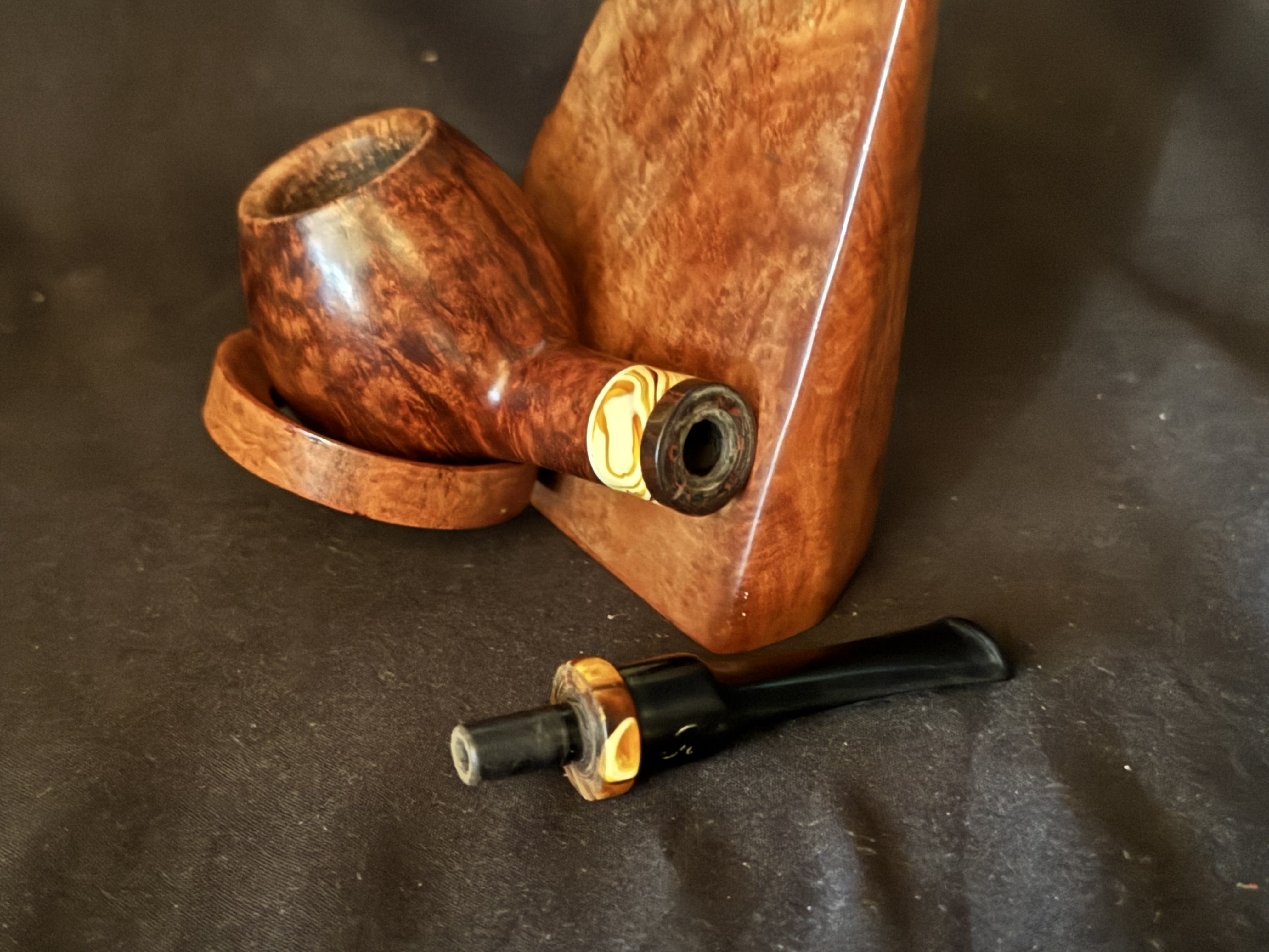 Refbjerg Handicraft Profile Smooth Straight Apple Pot Estate Pipe Denmark 11