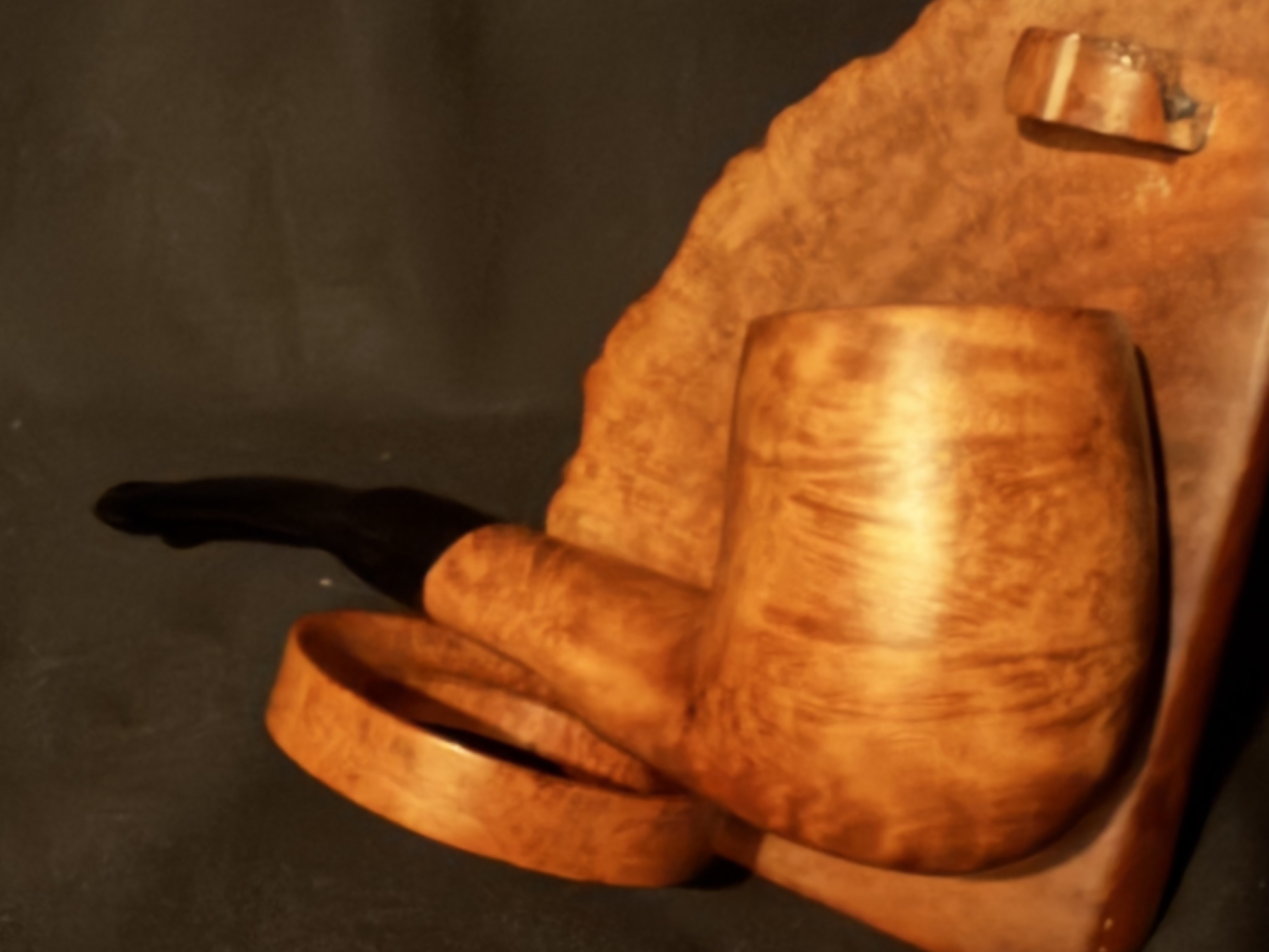 Reject Stamp Smooth Straight Billiard Sitter, Oval Shank, Vulcanite Saddle Fishtail Stem, Estate Pipe 9