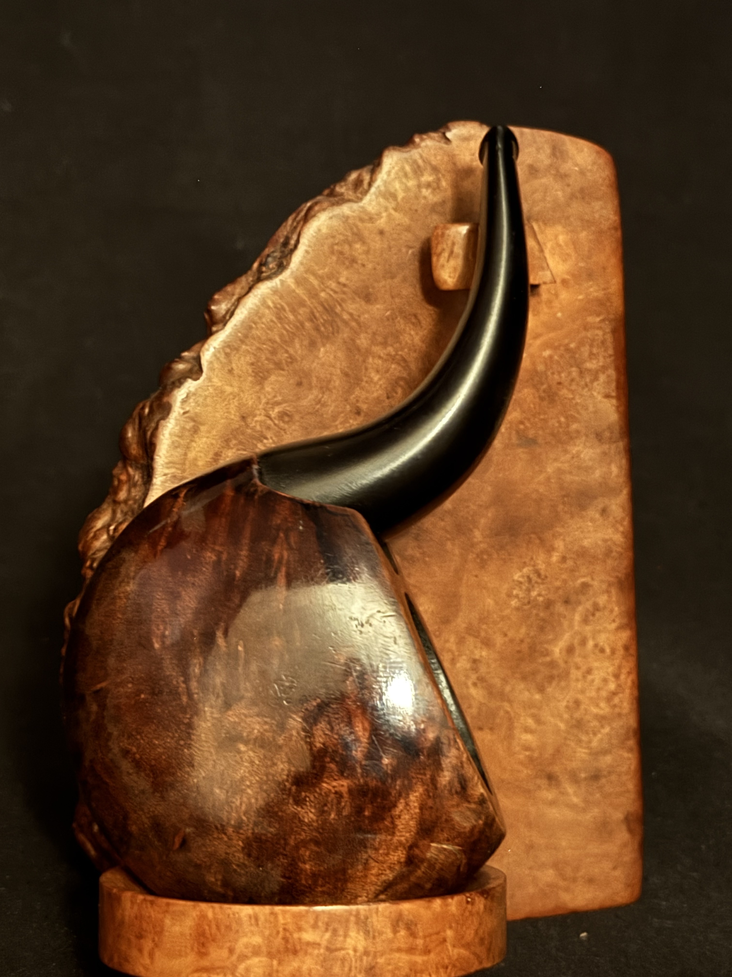 Rolex by Savinelli Pocket Pipe Smooth Briar Vulcanite Estate 2
