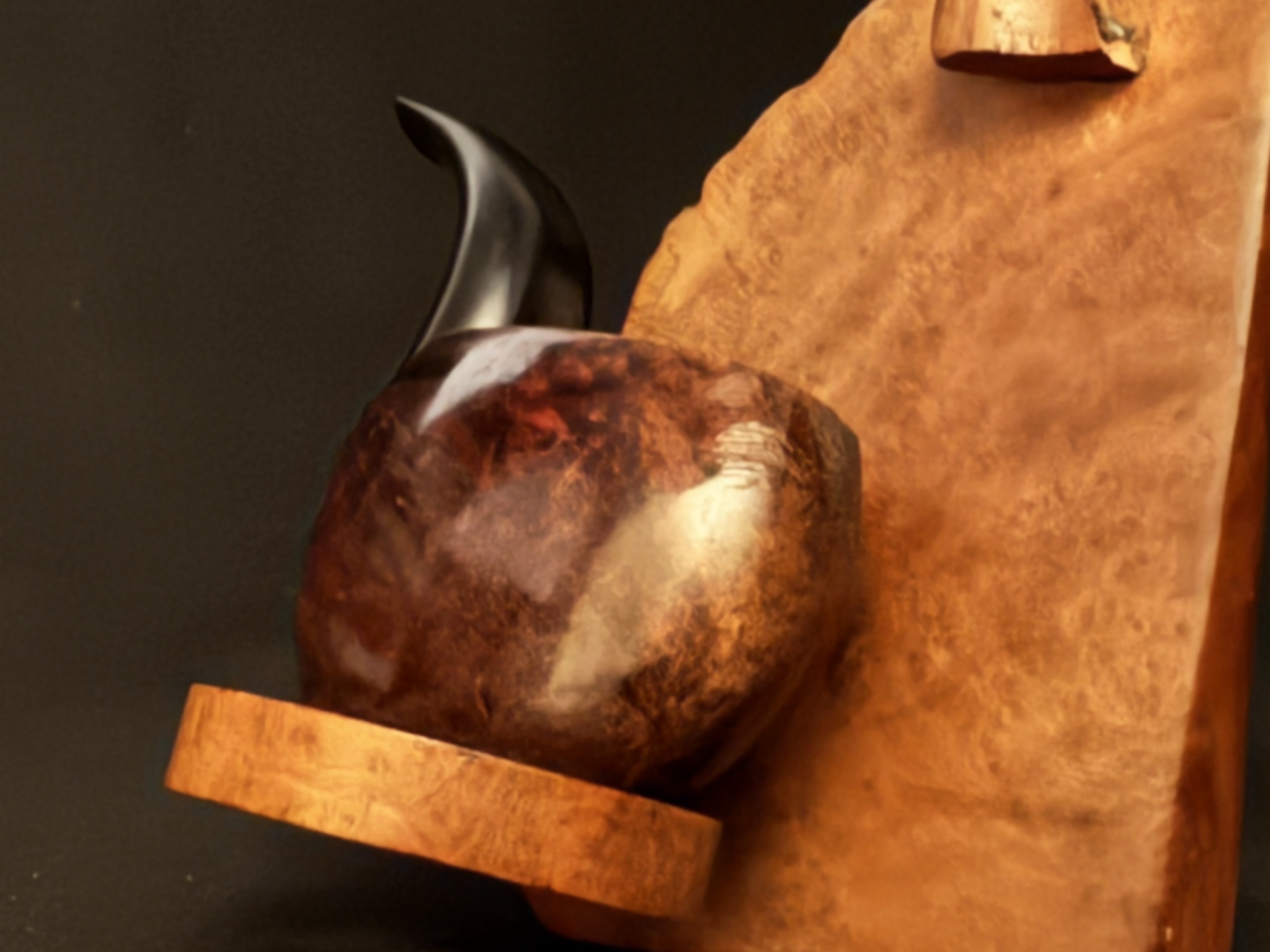 Rolex by Savinelli Pocket Pipe Smooth Briar Vulcanite Estate 7