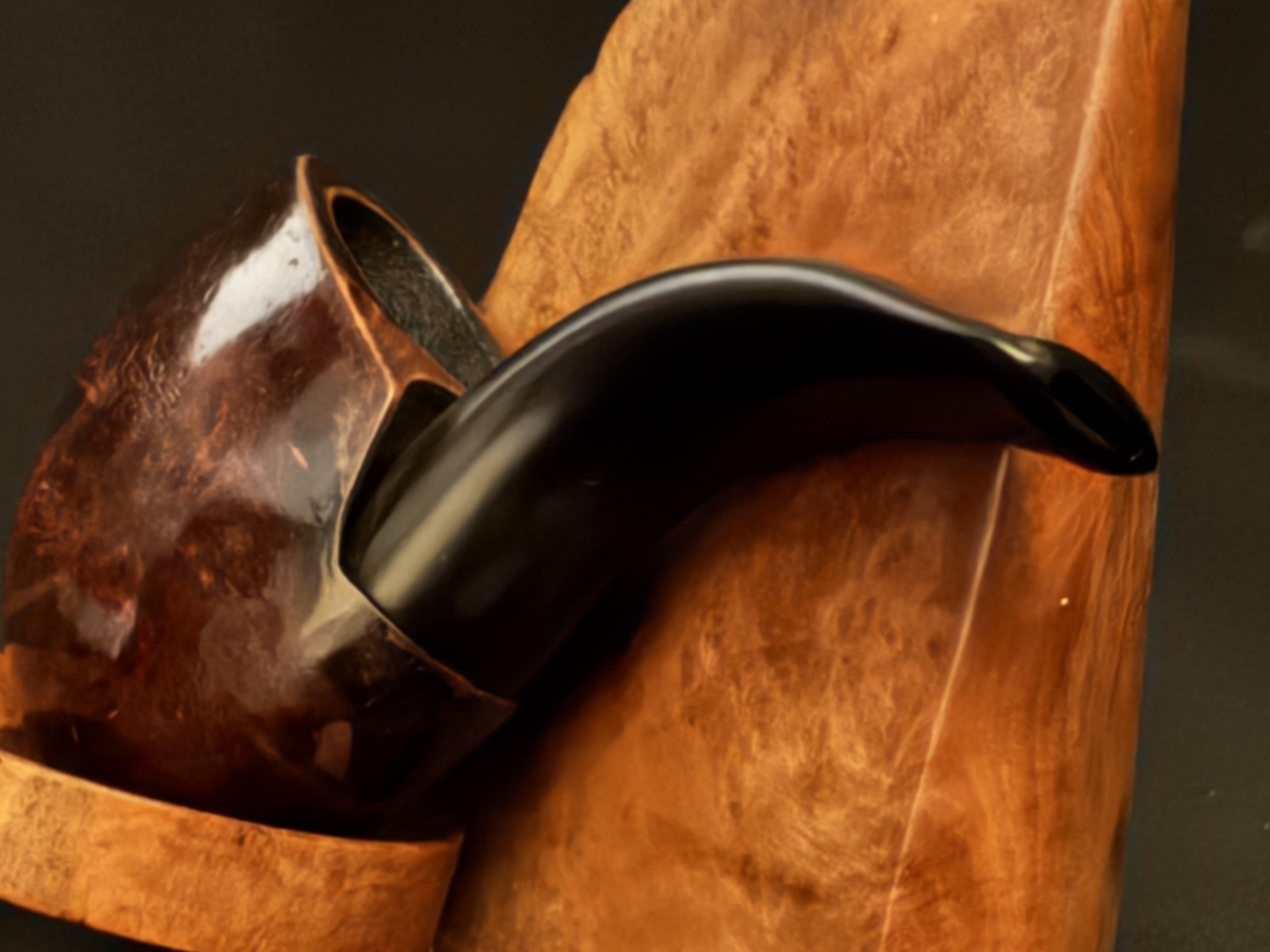 Rolex by Savinelli Pocket Pipe Smooth Briar Vulcanite Estate 8
