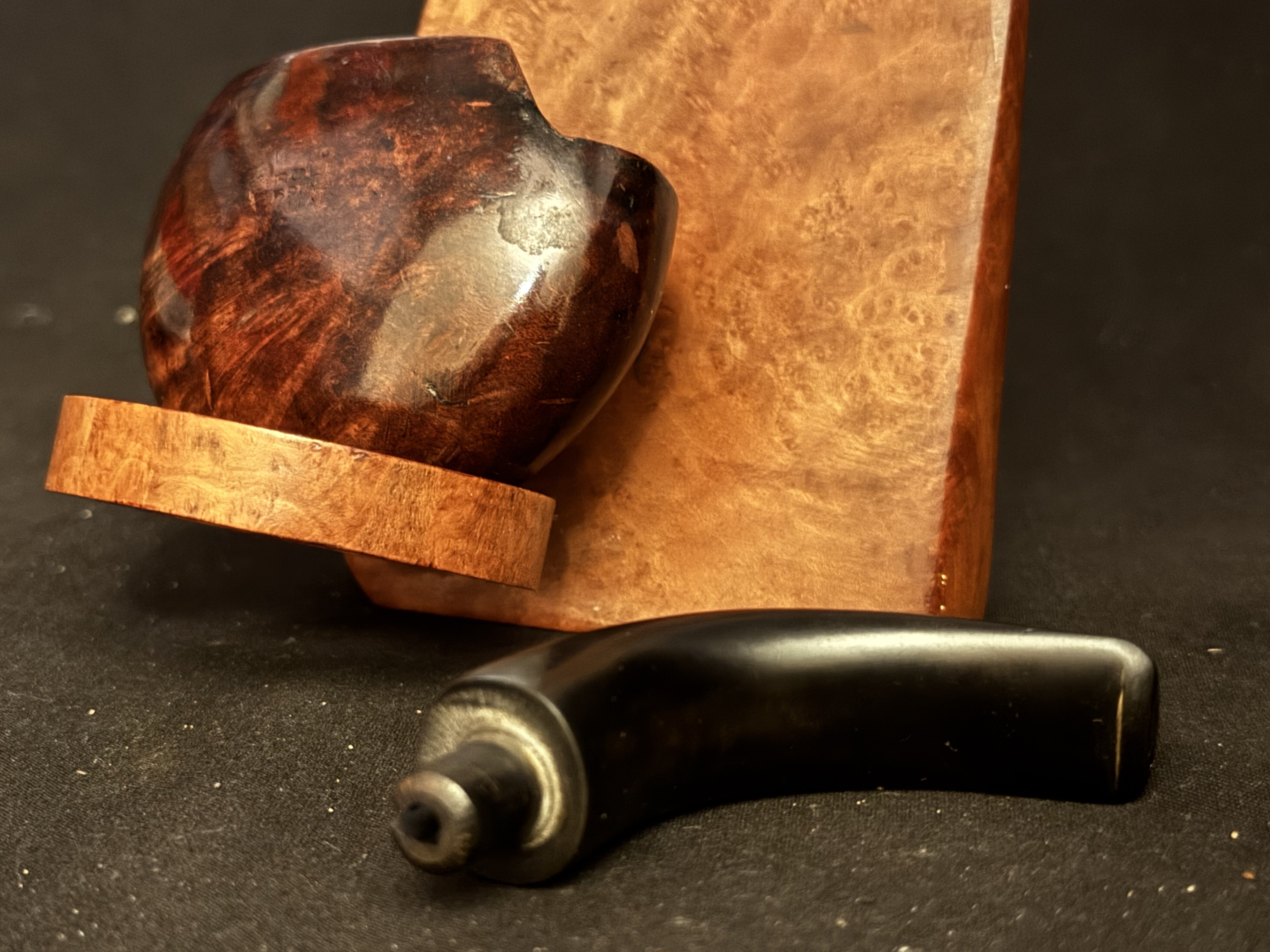 Rolex by Savinelli Pocket Pipe Smooth Briar Vulcanite Estate 9
