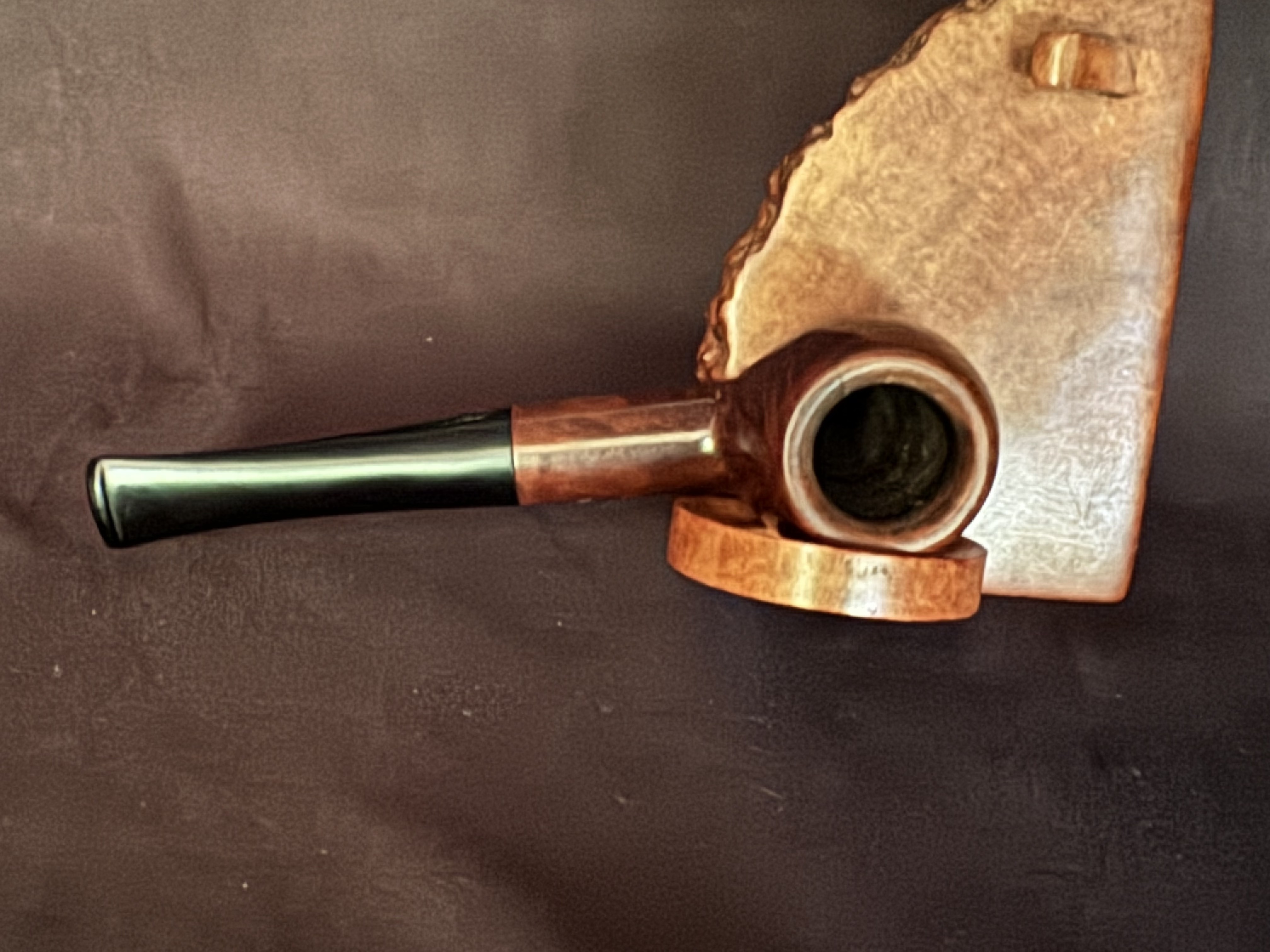 ROPP Classic Shape 141 Smooth Straight Apple Vulcanite Stem 9mm Filter Estate Pipe 5