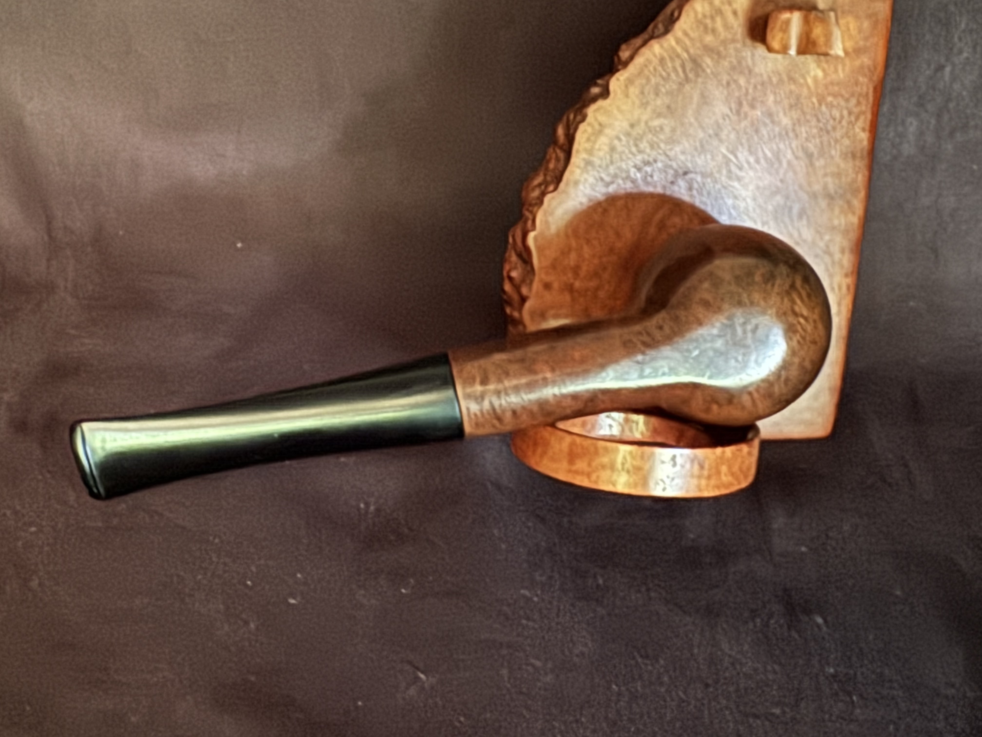 ROPP Classic Shape 141 Smooth Straight Apple Vulcanite Stem 9mm Filter Estate Pipe 6