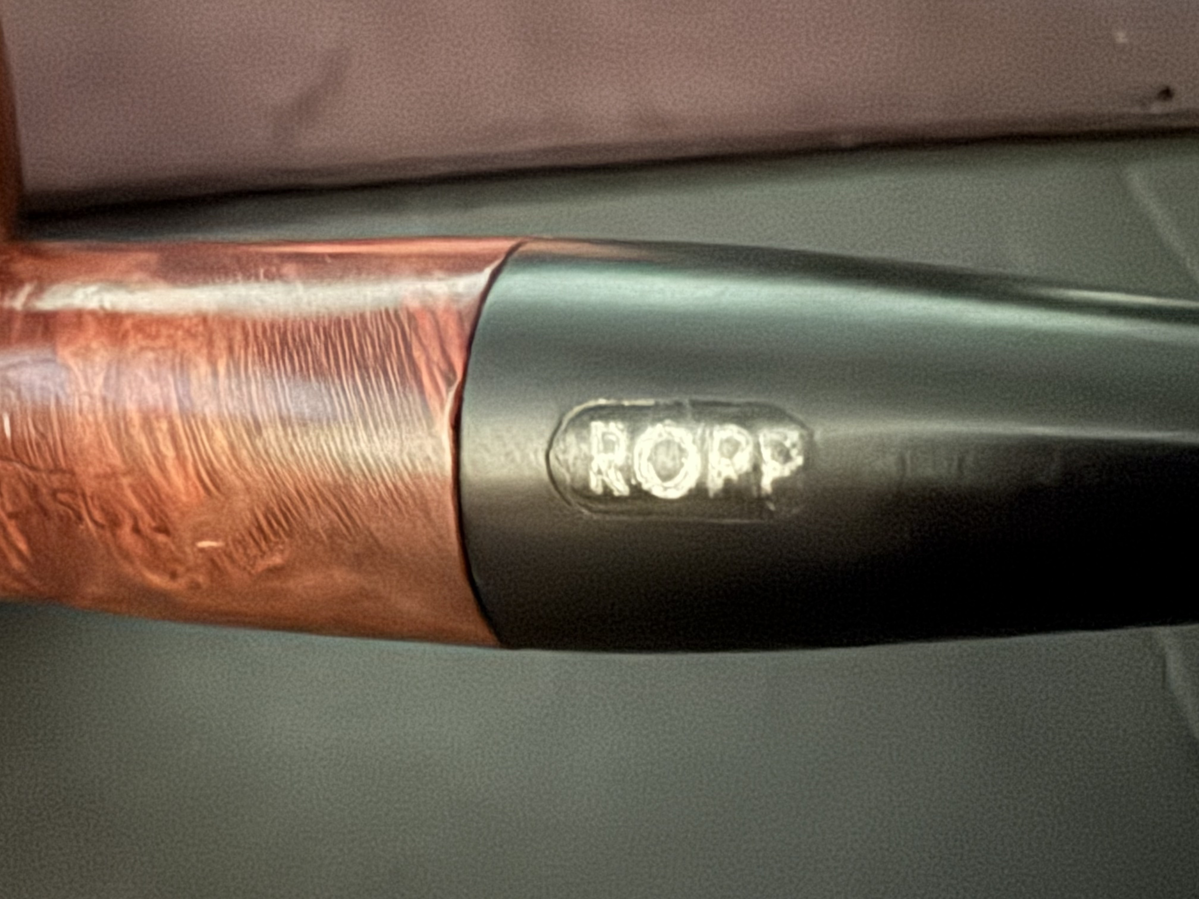 ROPP Classic Shape 141 Smooth Straight Apple Vulcanite Stem 9mm Filter Estate Pipe 10