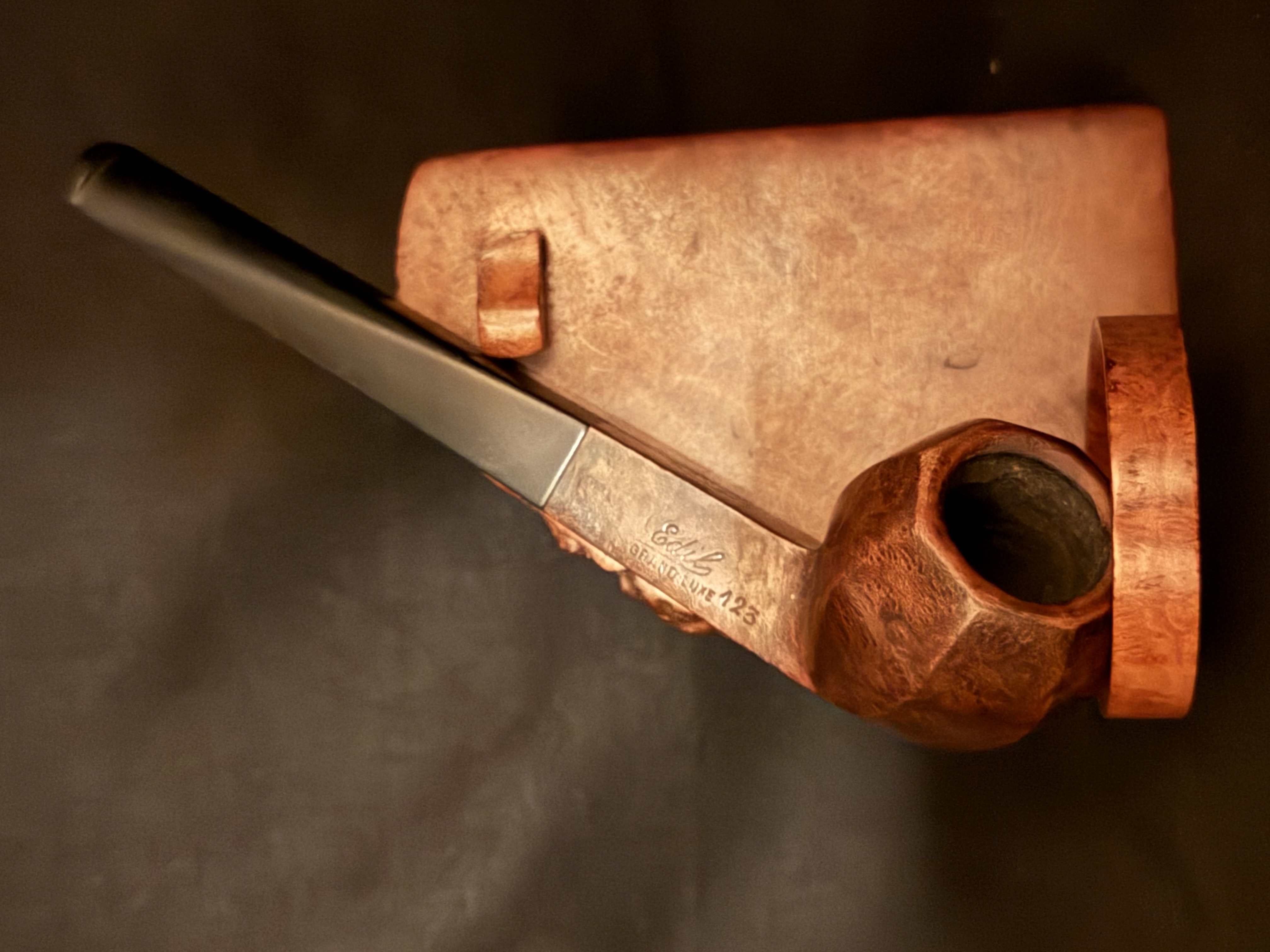 Ropp Edil Grand Luxe 123 Straight Hexagon Briar Estate Pipe 2