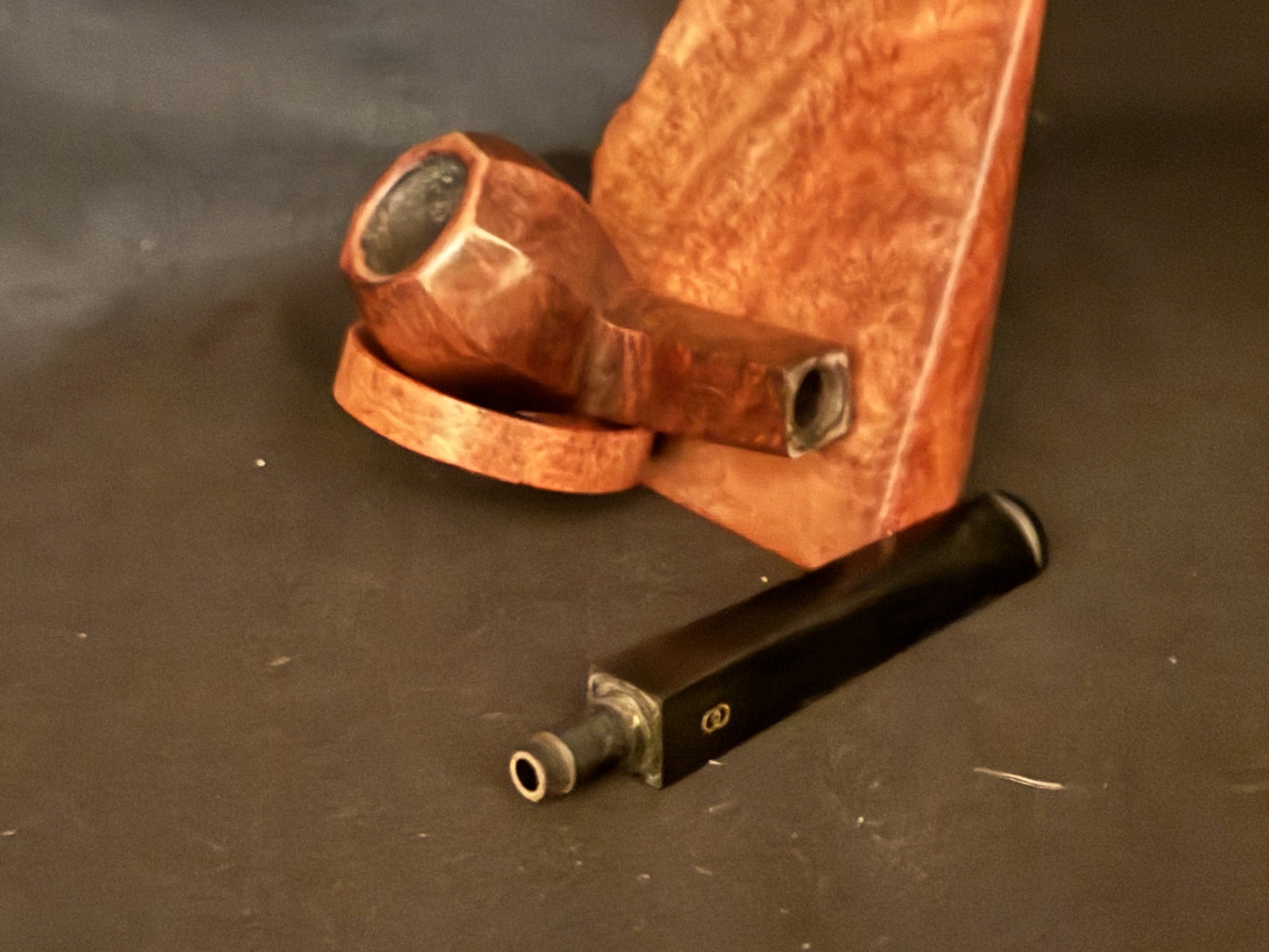Ropp Edil Grand Luxe 123 Straight Hexagon Briar Estate Pipe 9