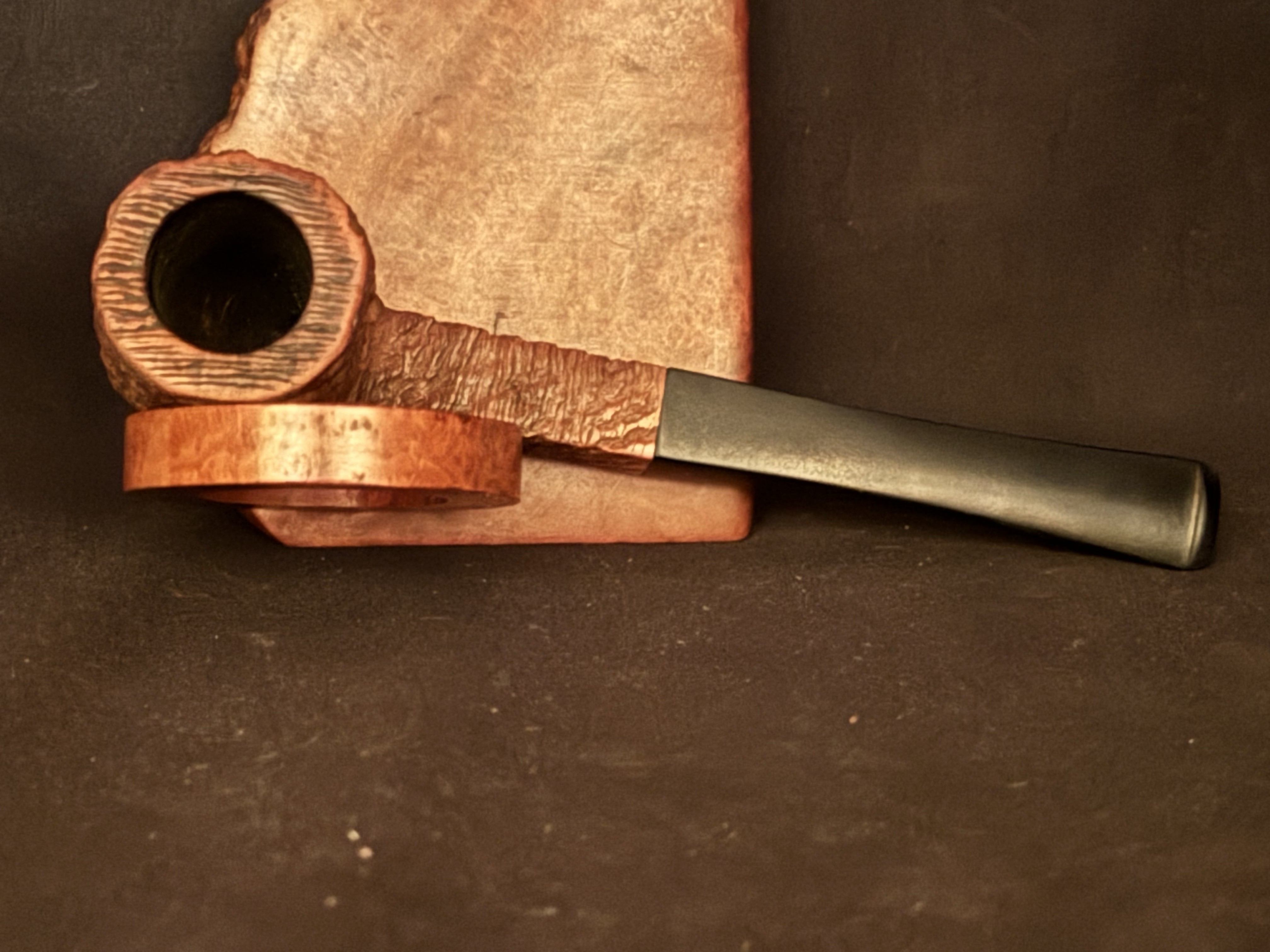 Vuillard Toulouse Saint Claude 450 Rough Sandblast Square Panel Vulcanite Stem Estate Pipe 9