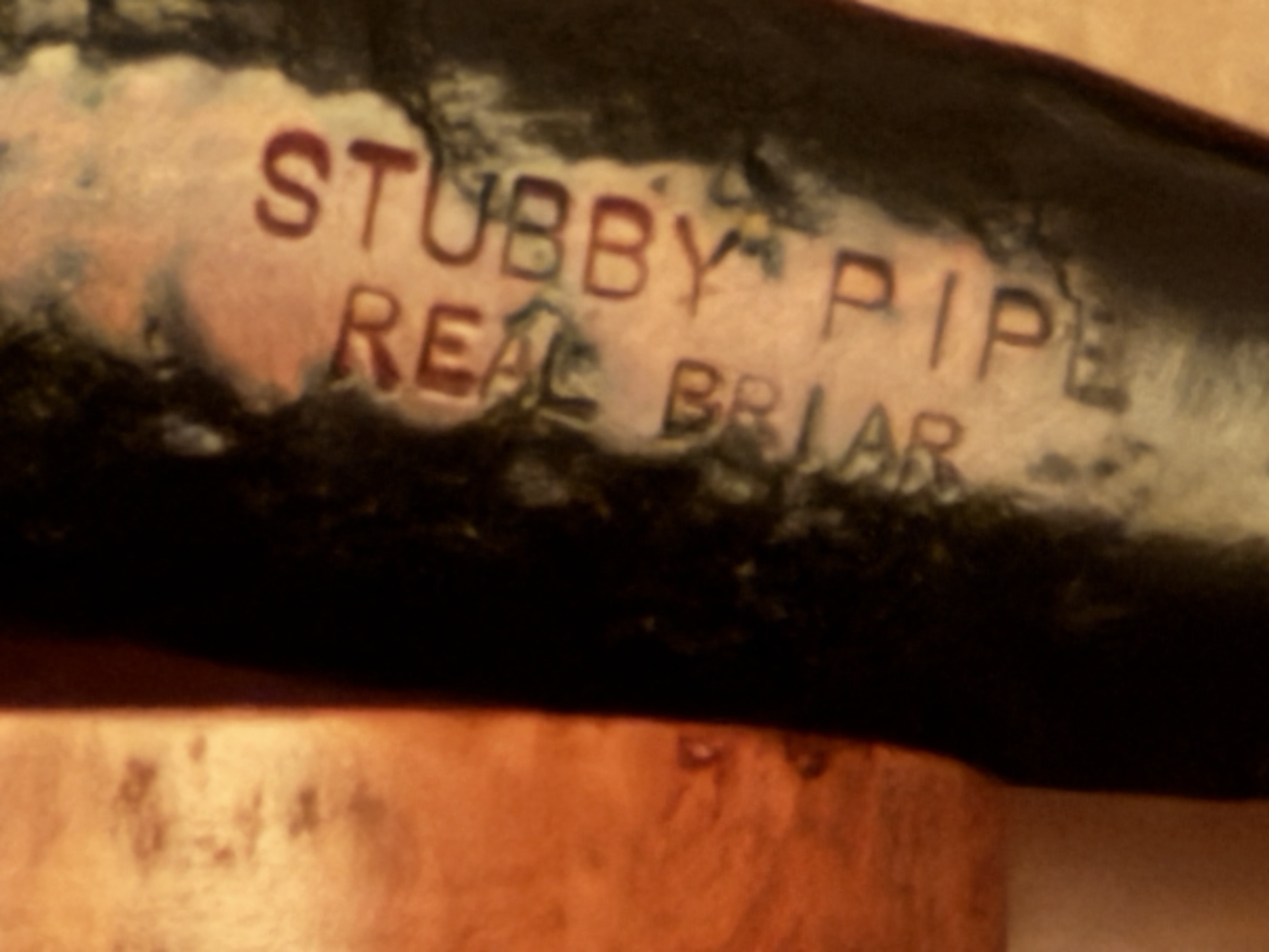 Stubby Pipe Real Briar Freehand Volcano Sandblast Vest Pocket Nosewarmer Estate Pipe 8