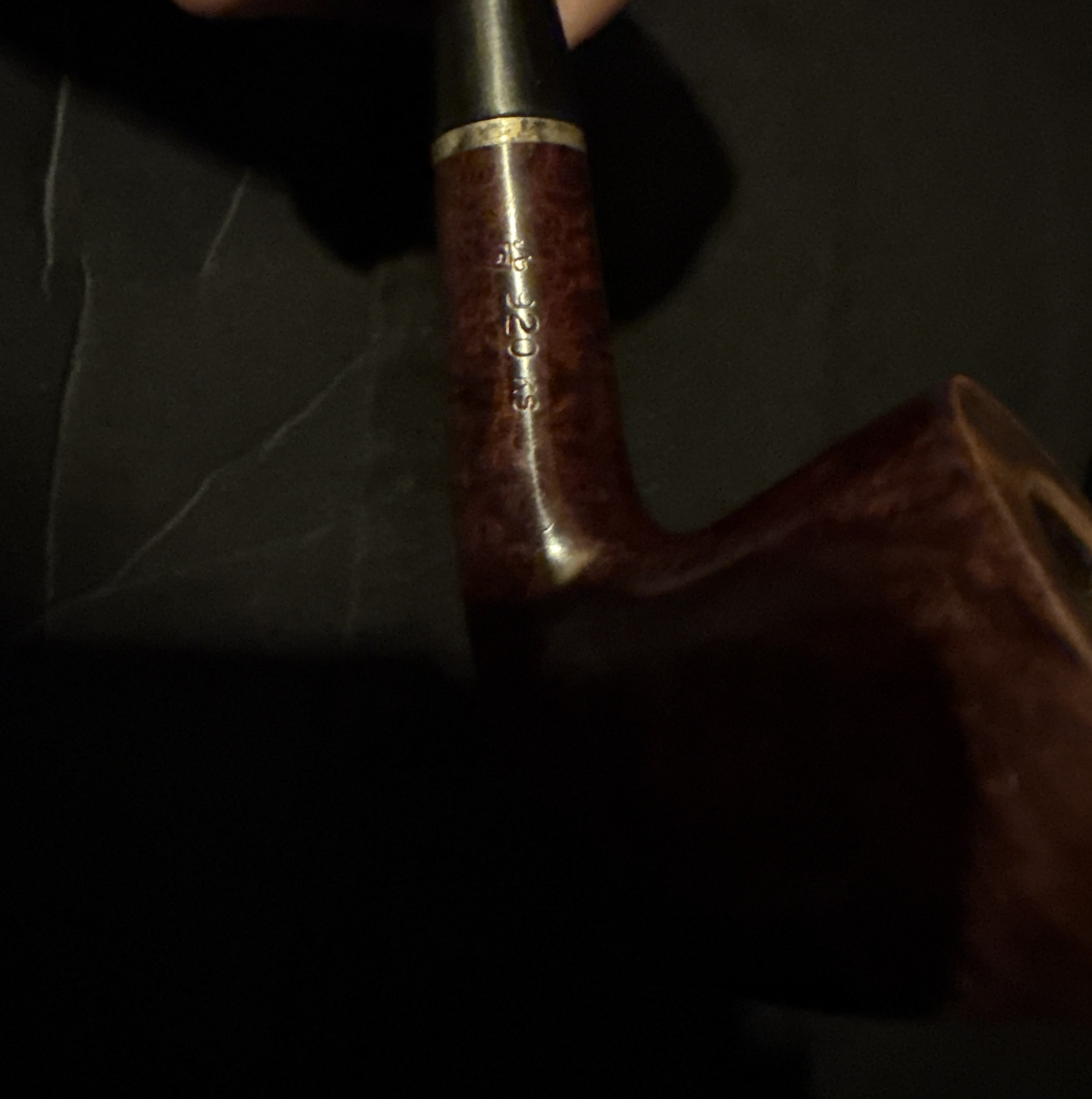 Savinelli 920 KS Bent Dublin Estate Pipe, Burgundy Finish, 6mm Filter 11