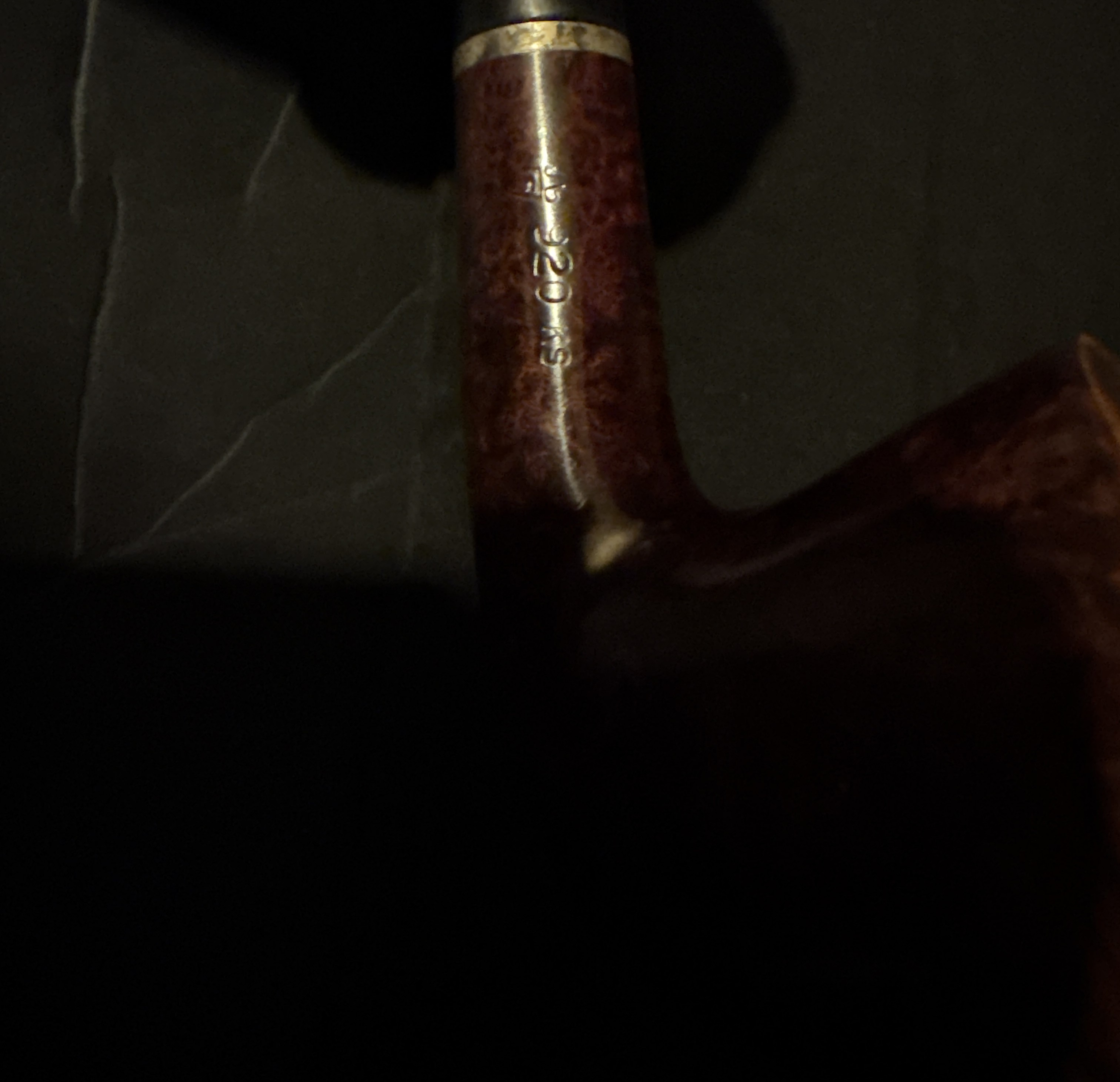 Savinelli 920 KS Bent Dublin Estate Pipe, Burgundy Finish, 6mm Filter 12