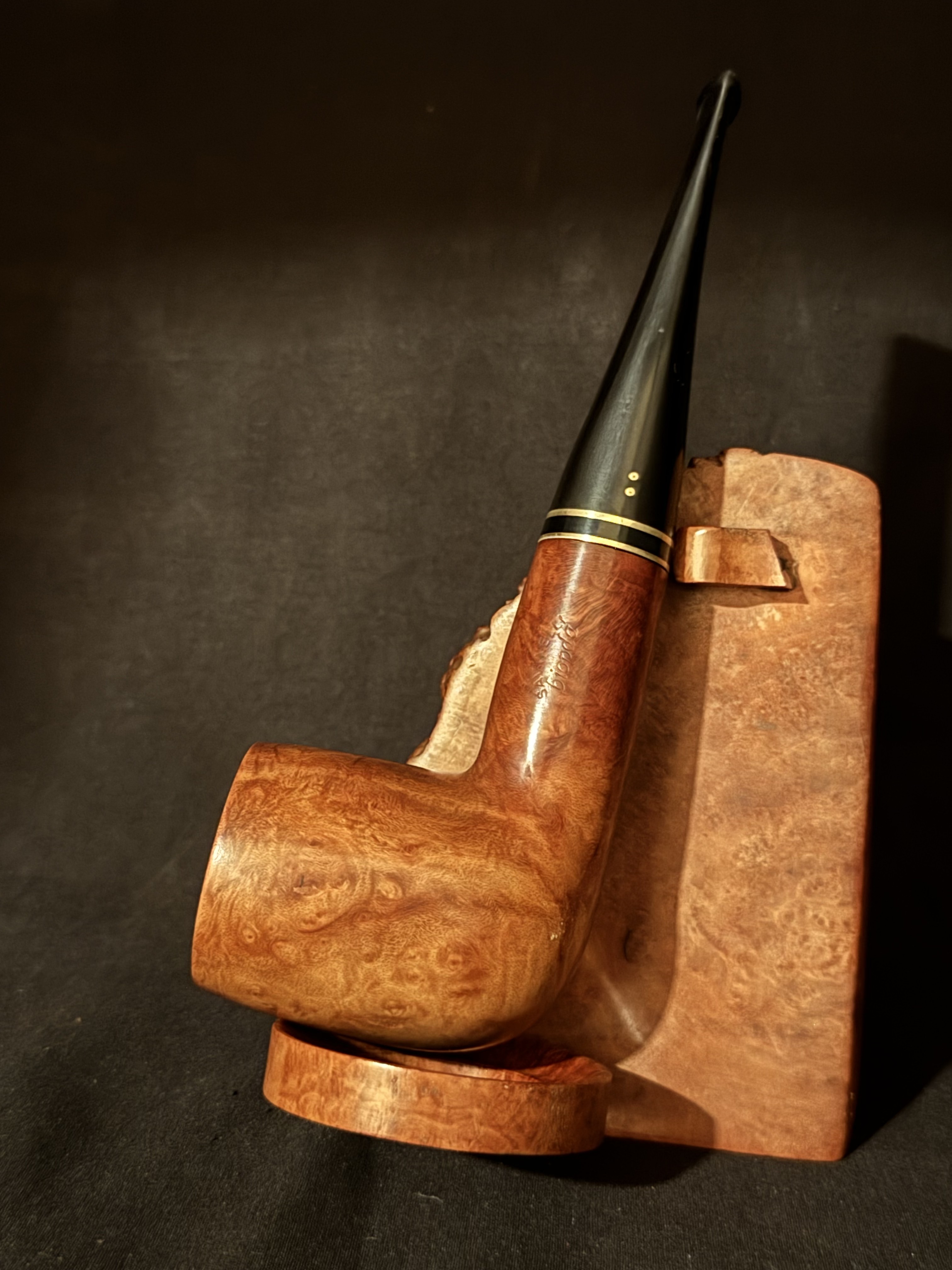Savinelli Bionda 101 Smooth Straight Billiard Estate Pipe, 6mm Filter