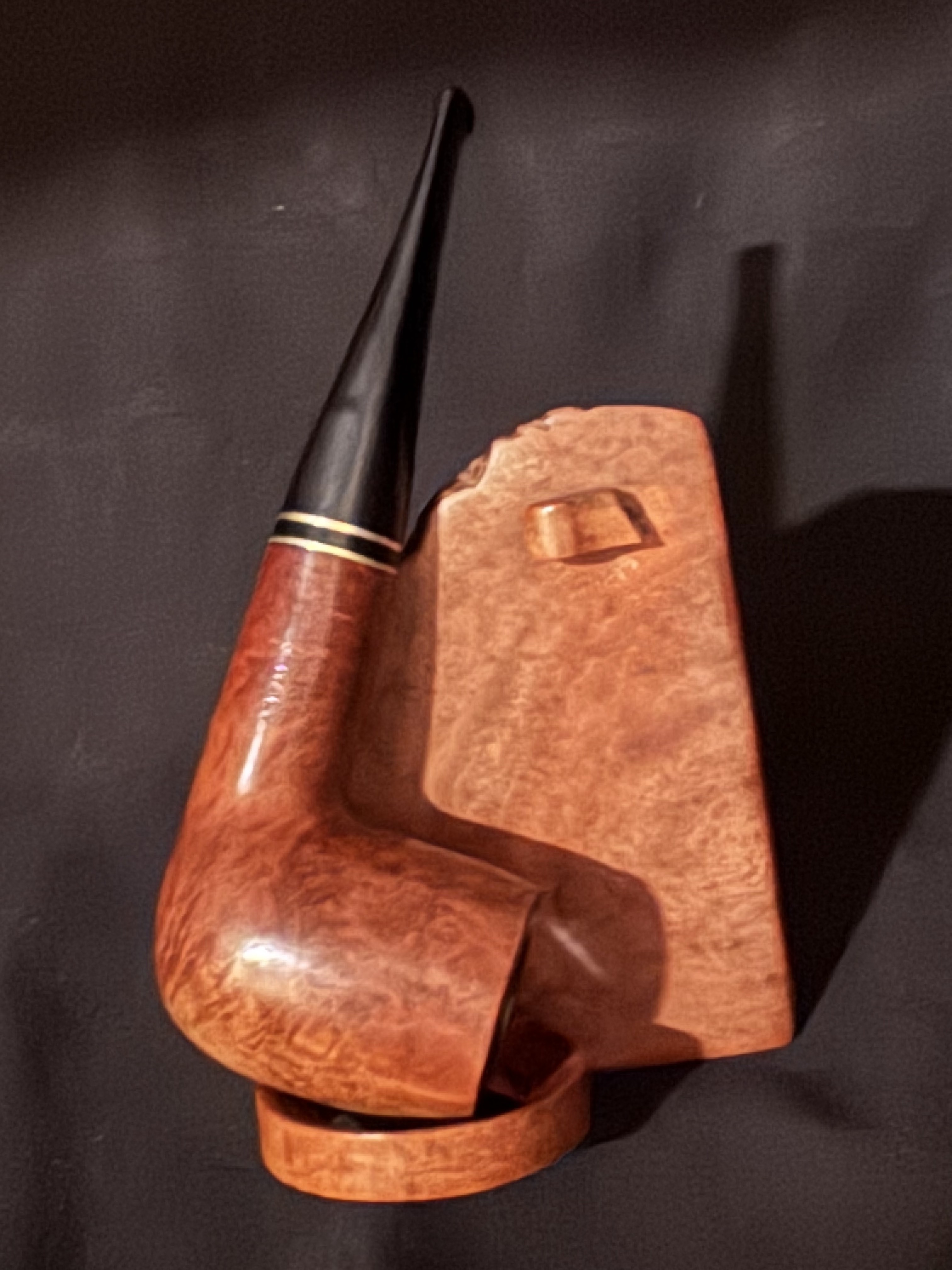Savinelli Bionda 101 Smooth Straight Billiard Estate Pipe, 6mm Filter 2