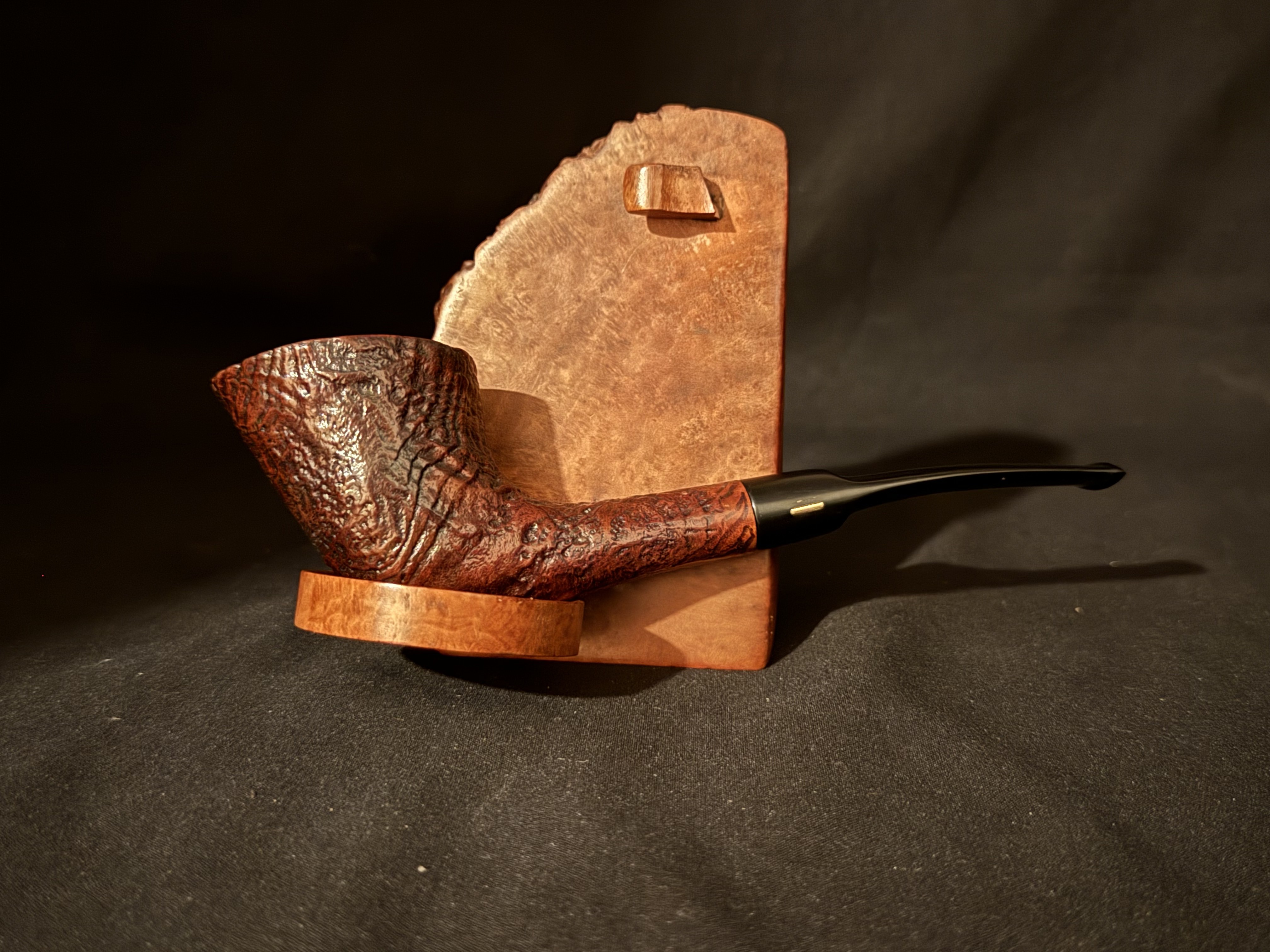 Savinelli Deluxe 904 KS Sandblast Dublin Oval Estate Pipe 3