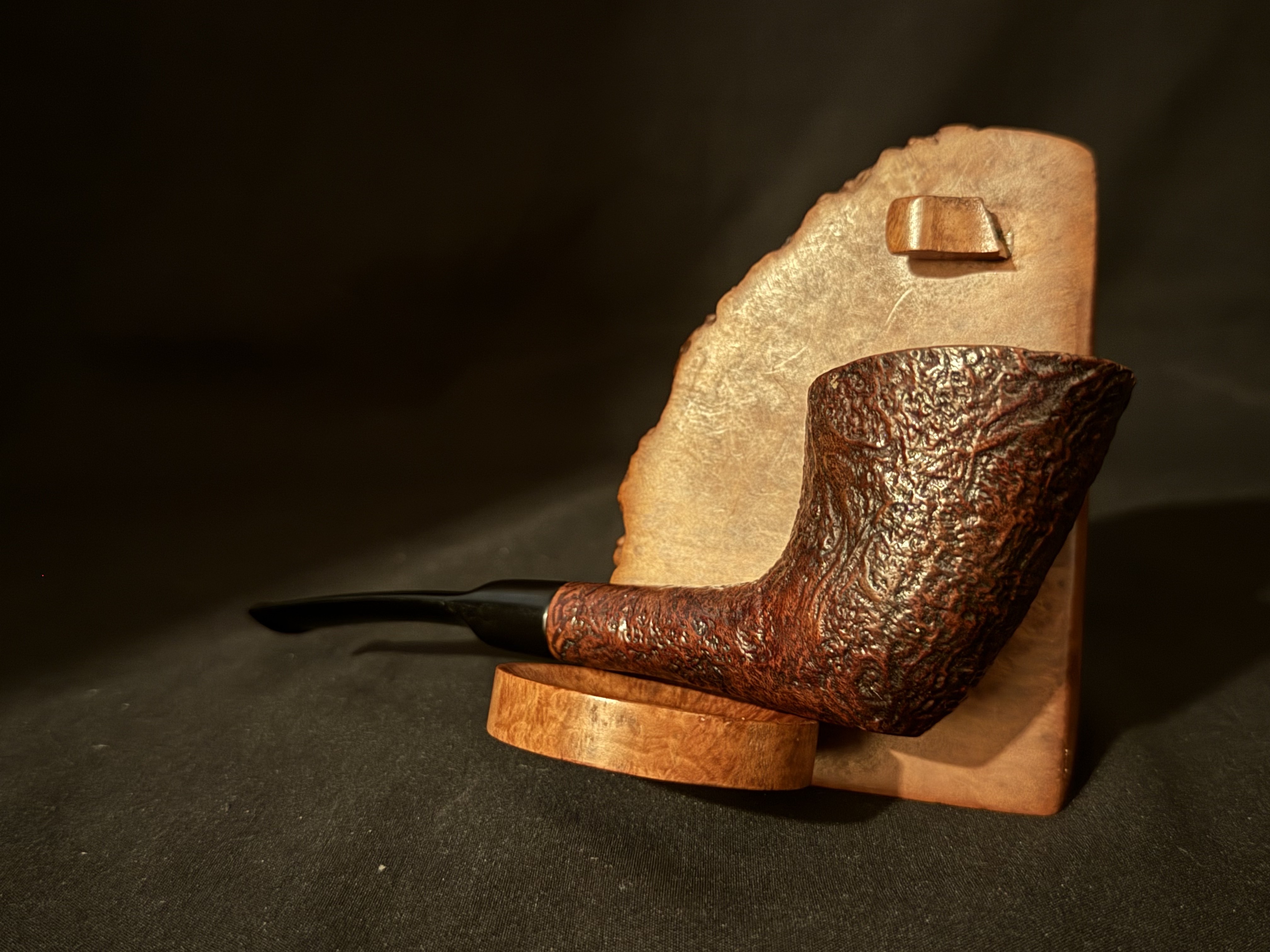 Savinelli Deluxe 904 KS Sandblast Dublin Oval Estate Pipe 4