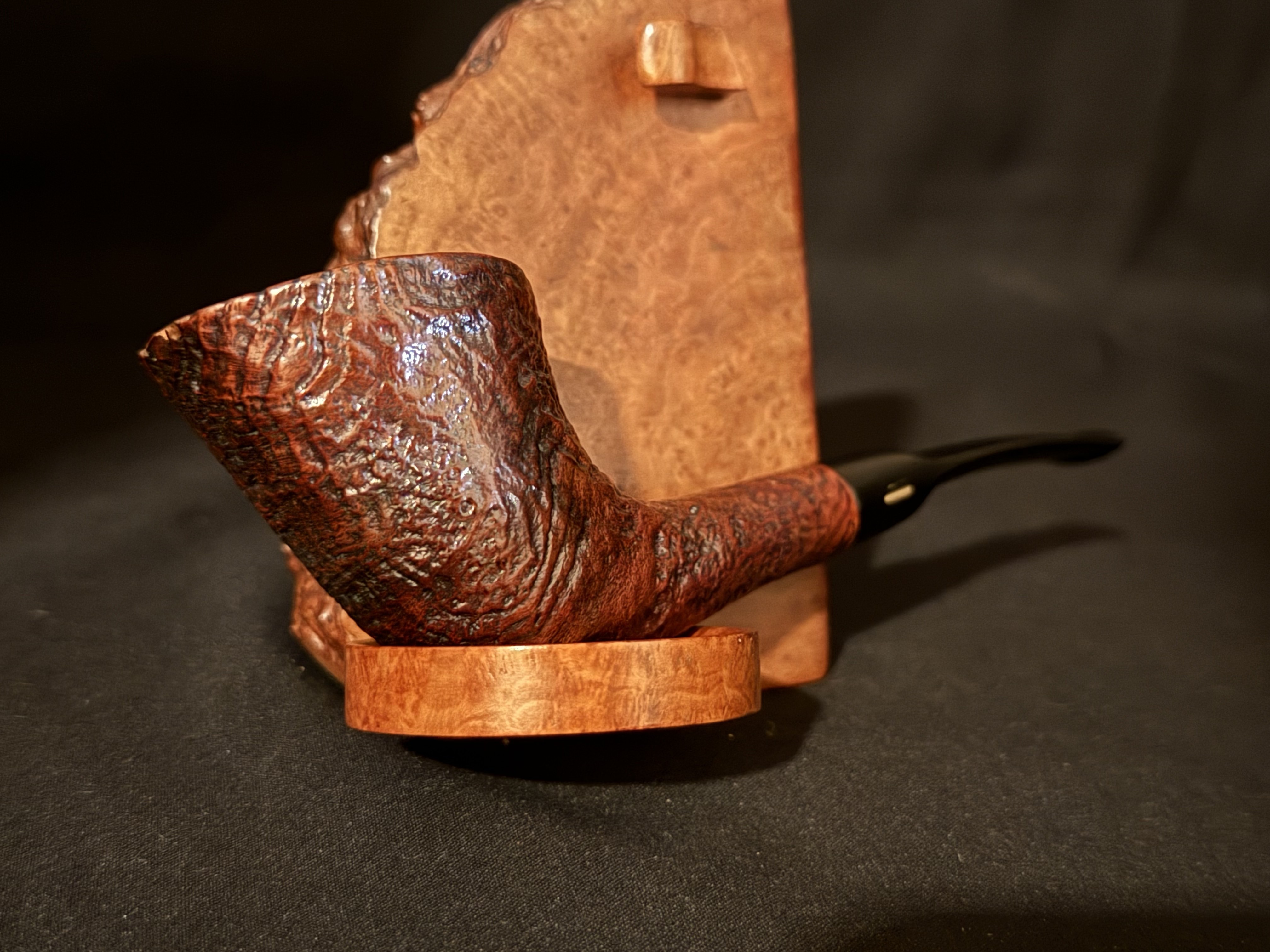 Savinelli Deluxe 904 KS Sandblast Dublin Oval Estate Pipe 10