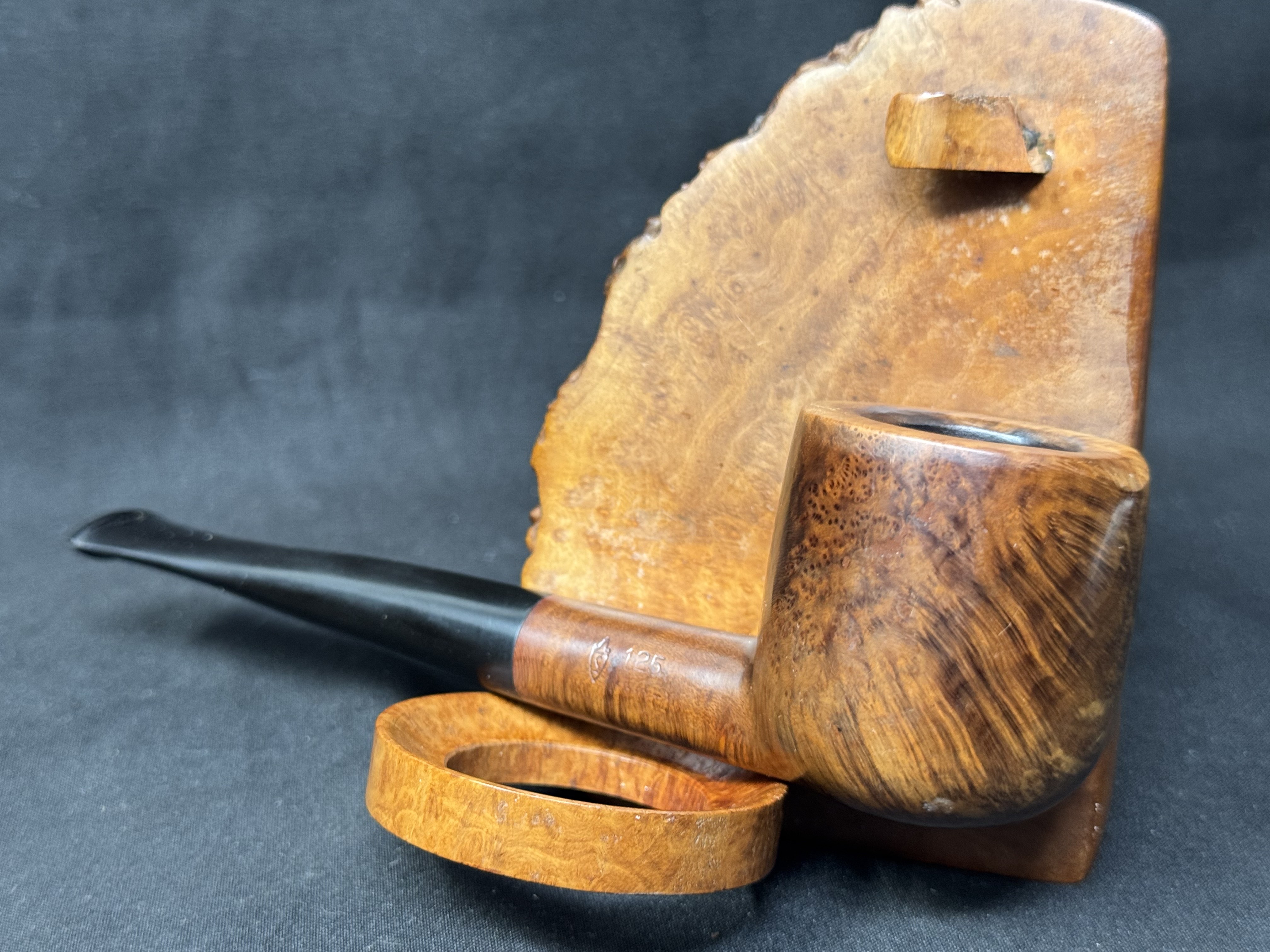Savinelli Oscar Aged Briar Straight Smooth Billiard Estate Pipe 5