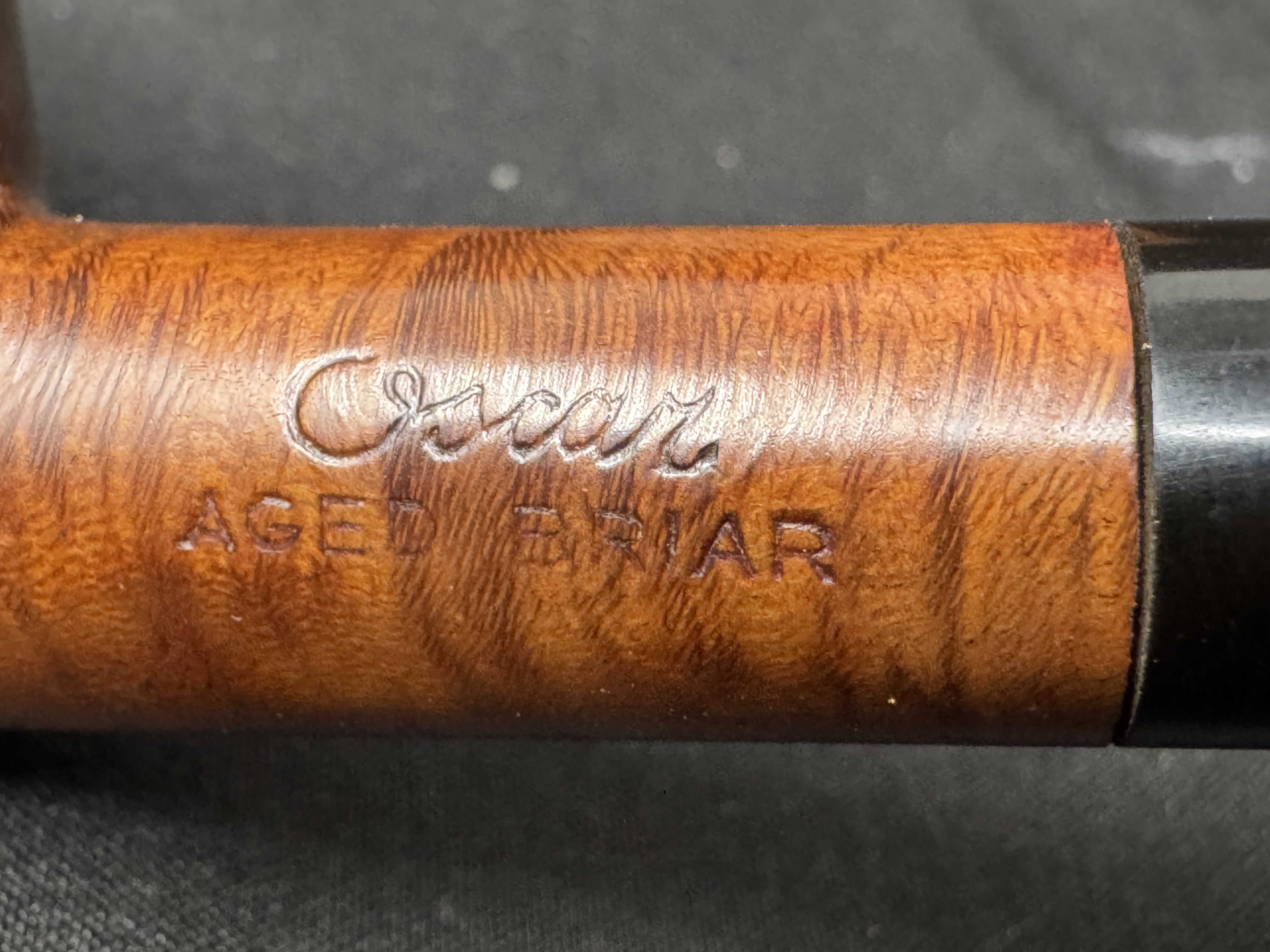 Savinelli Oscar Aged Briar Straight Smooth Billiard Estate Pipe 10