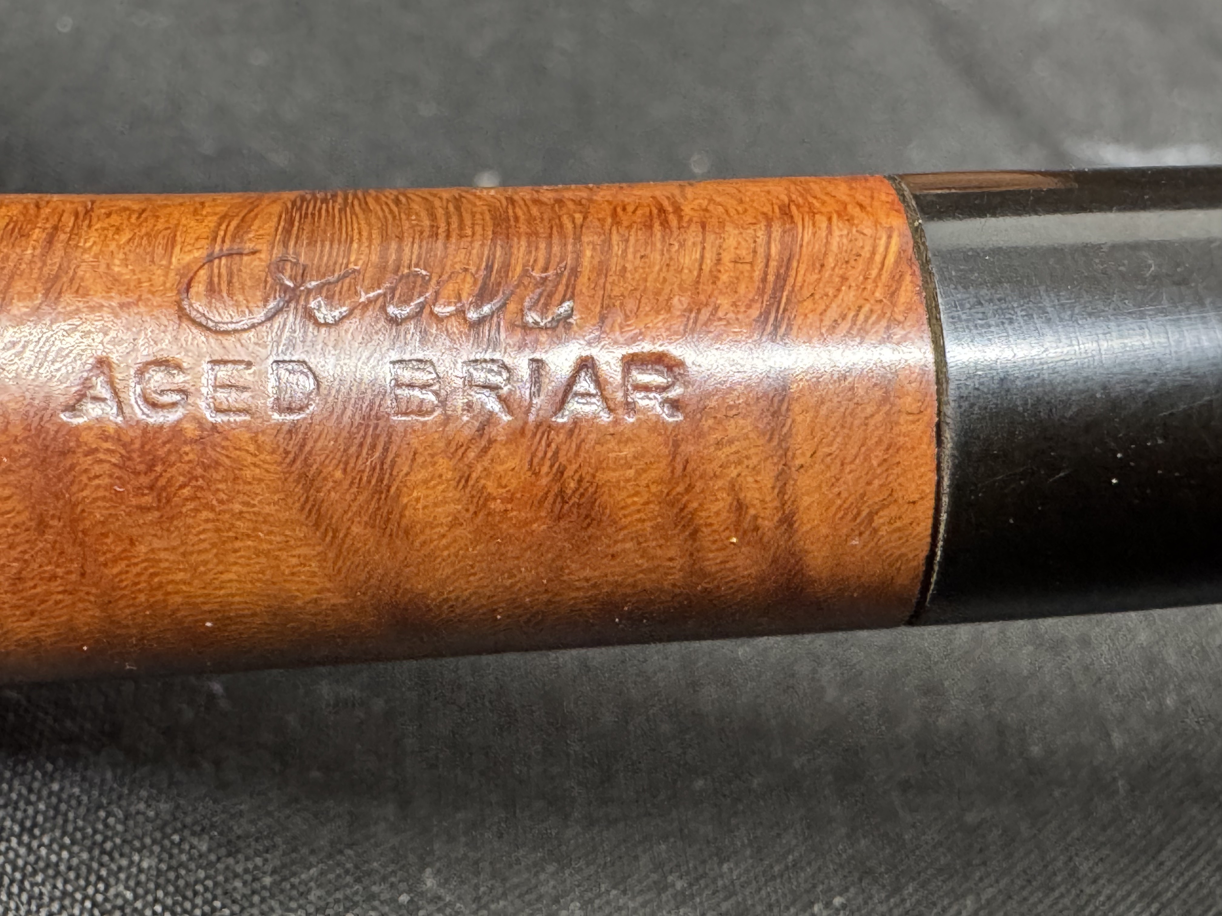 Savinelli Oscar Aged Briar Straight Smooth Billiard Estate Pipe 11