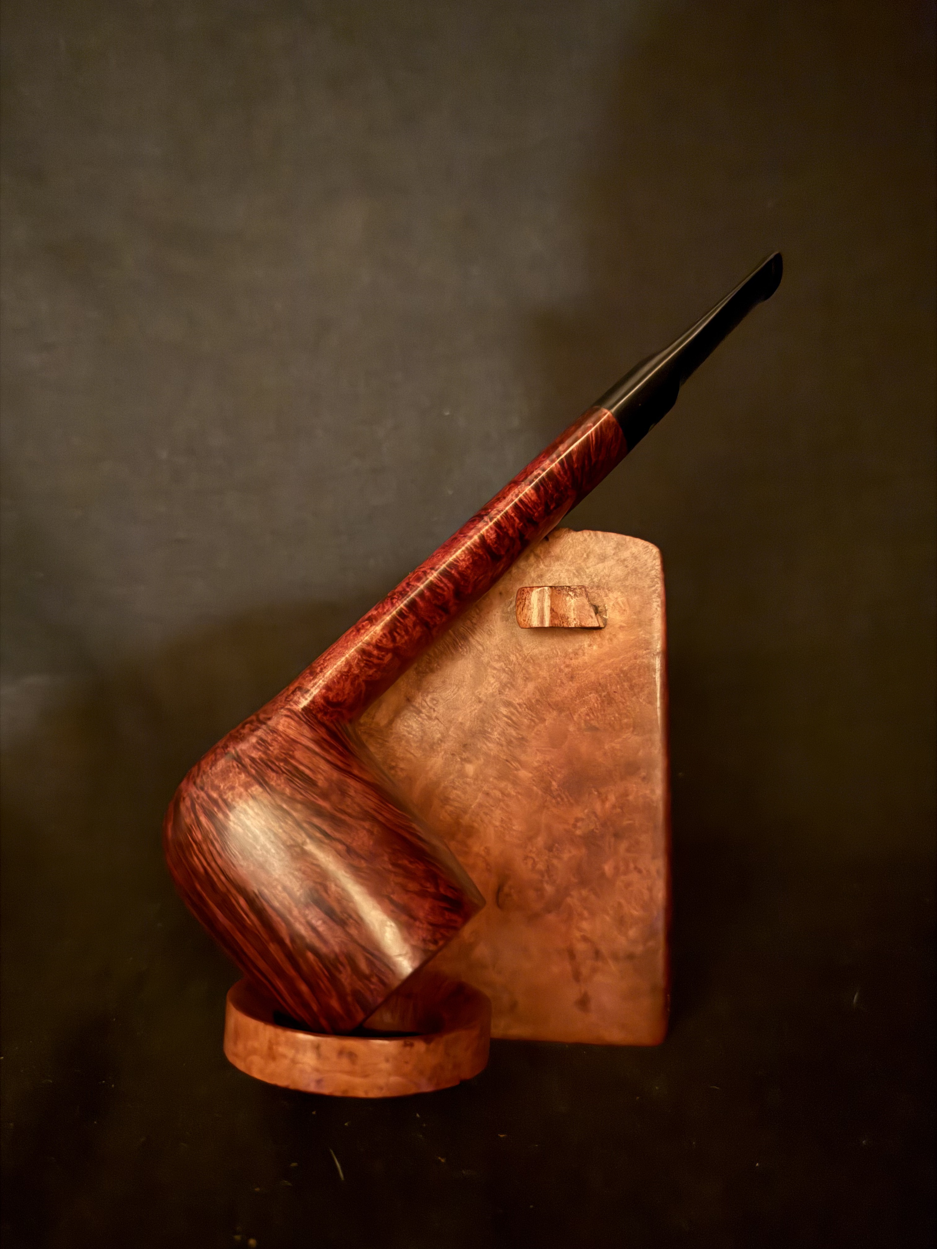 Savinelli Punto Oro 803 EX Lumberman Estate Pipe, Smooth Finish, Extraordinaire Size, Original Sleeve, Italy 2