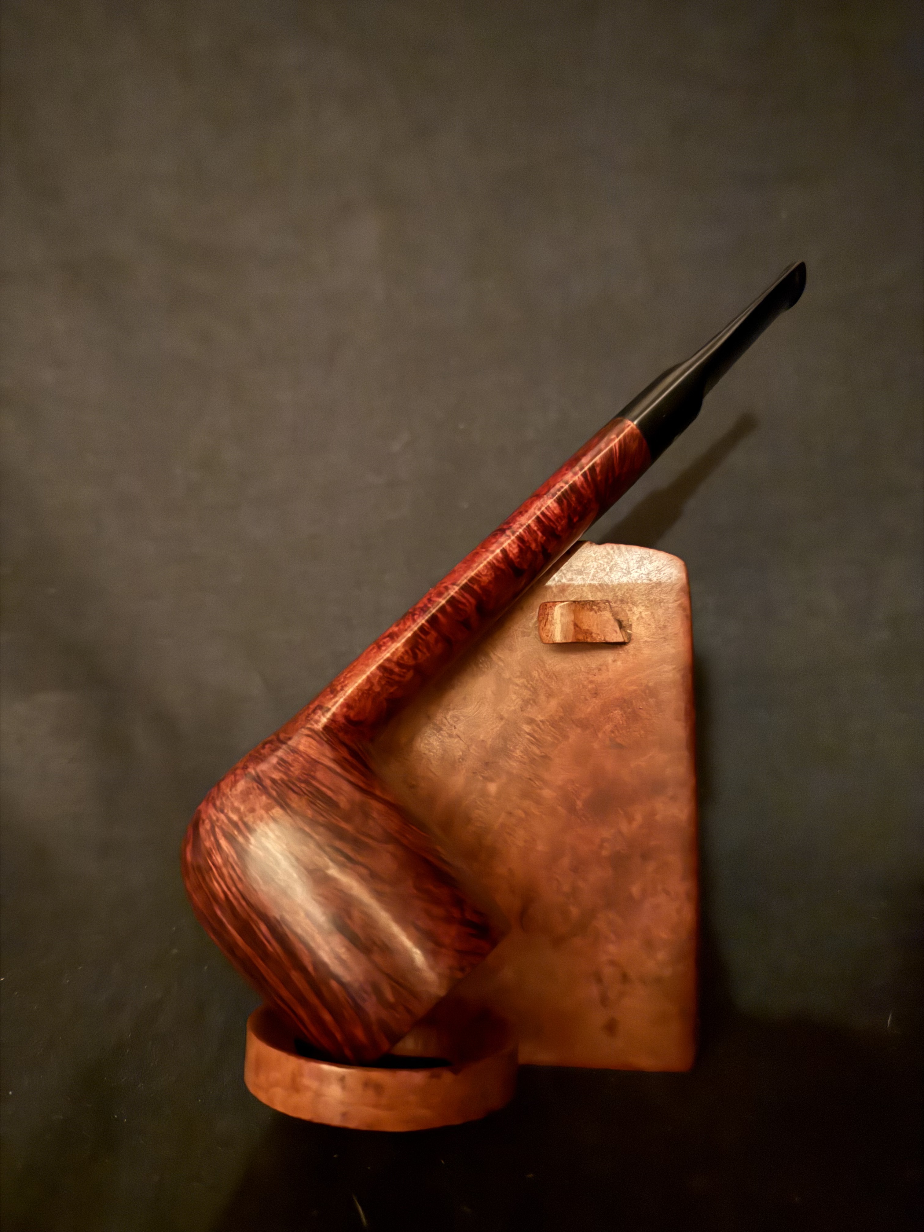 Savinelli Punto Oro 803 EX Lumberman Estate Pipe, Smooth Finish, Extraordinaire Size, Original Sleeve, Italy 4