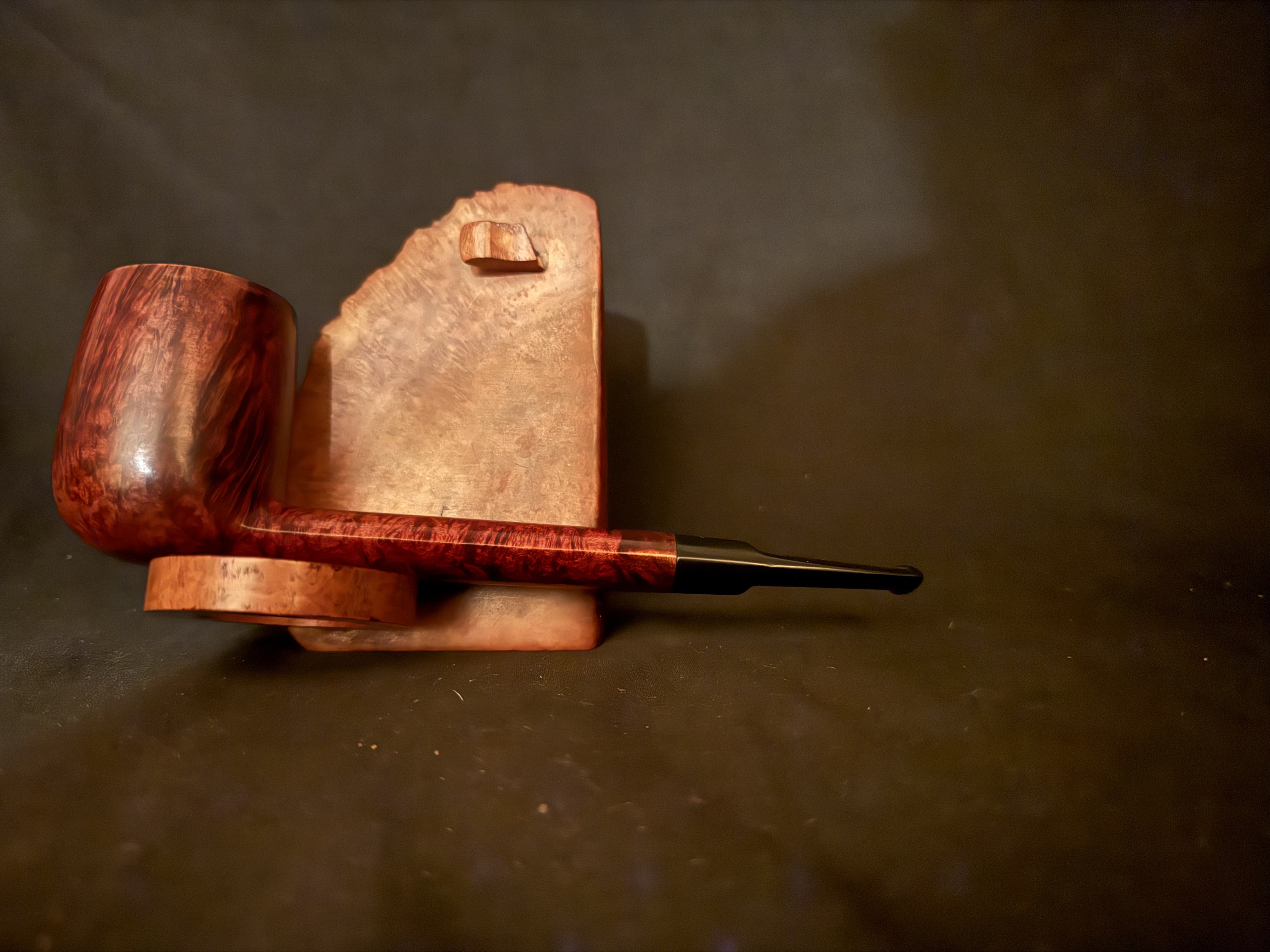 Savinelli Punto Oro 803 EX Lumberman Estate Pipe, Smooth Finish, Extraordinaire Size, Original Sleeve, Italy 7